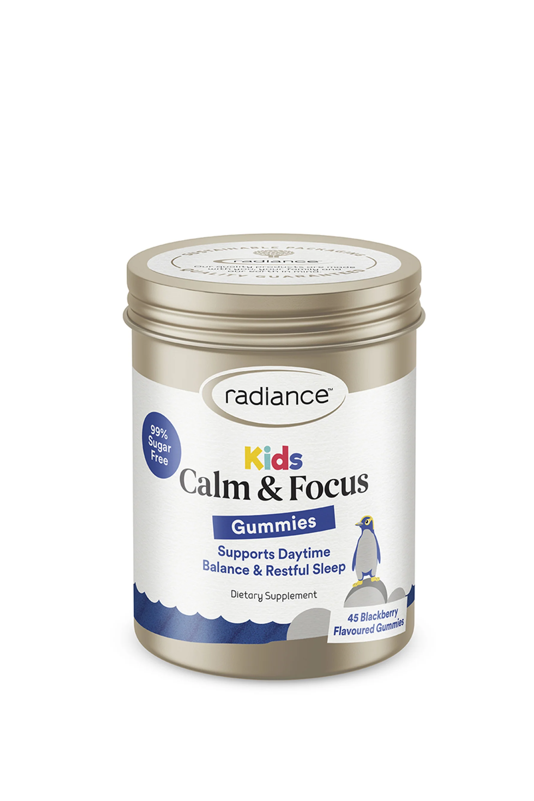 RADIANCE Kids Gummies Calm & Focus 45 Gummies