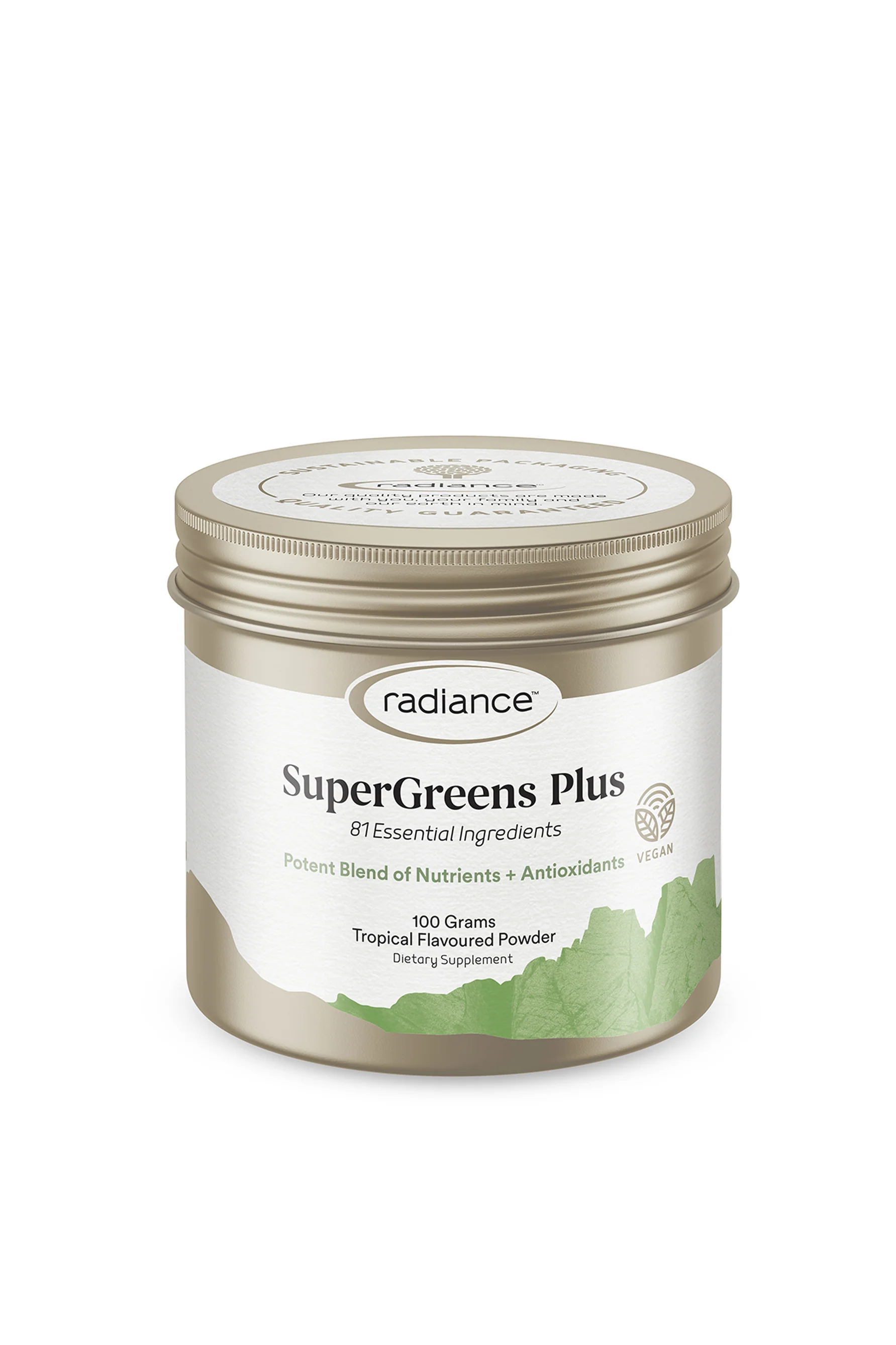 RADIANCE Superfoods Super Greens + Powder 100g