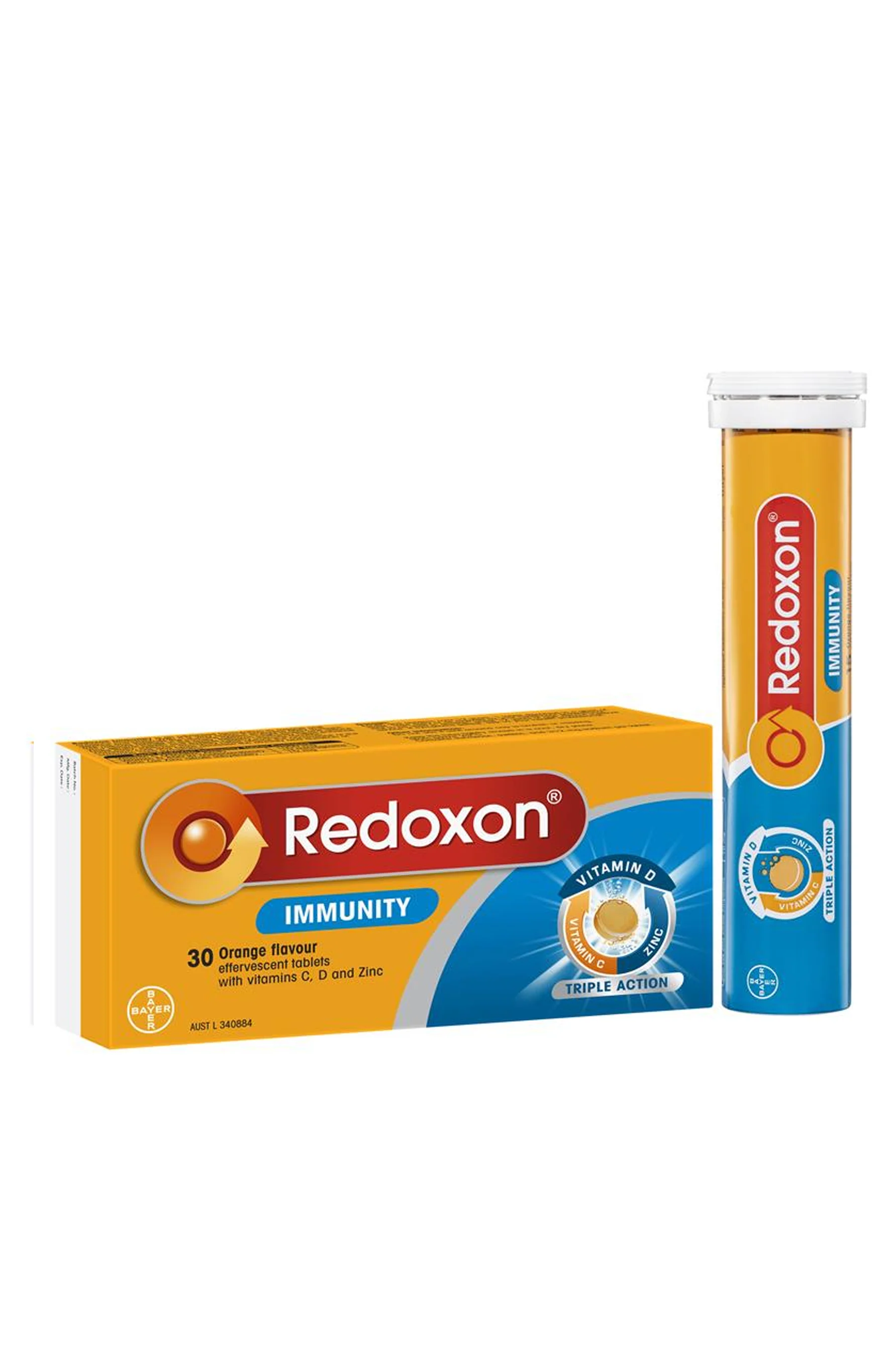 REDOXON Immunity Effervescent Tablets Orange 30