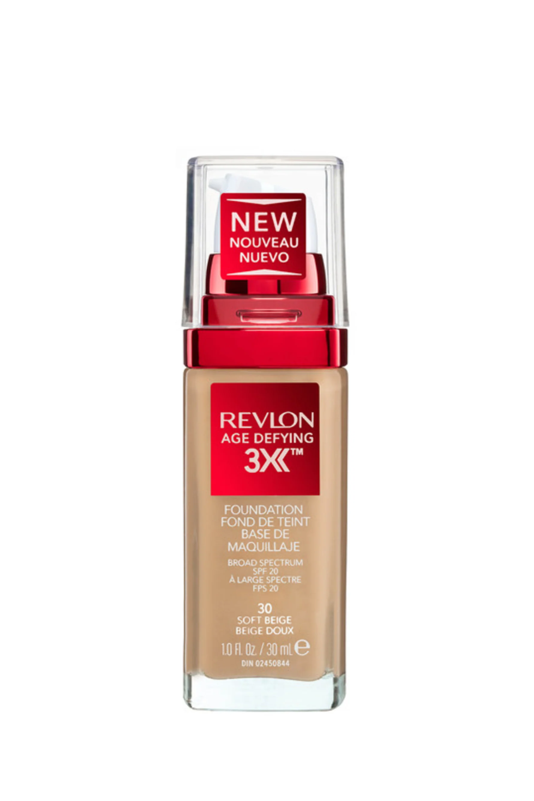 Revlon Age Defying 3X™ Foundation Soft Beige 30ml