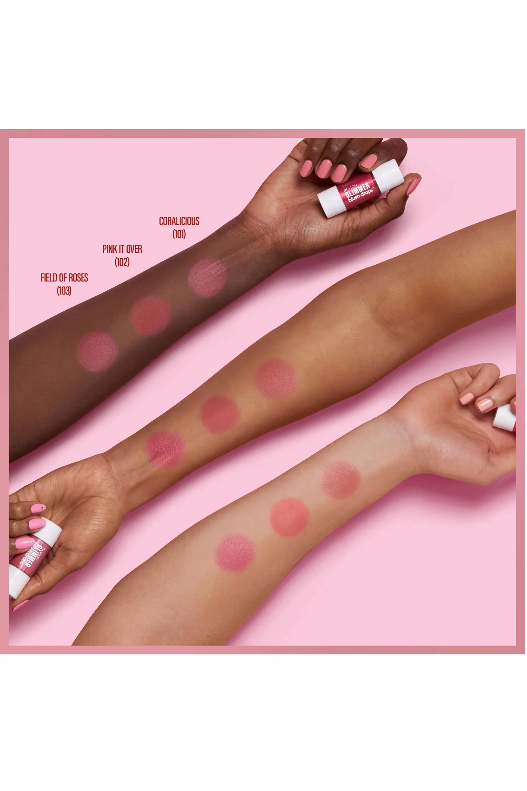 REVLON Glimmer Blush Drops Coralicious - Image 2
