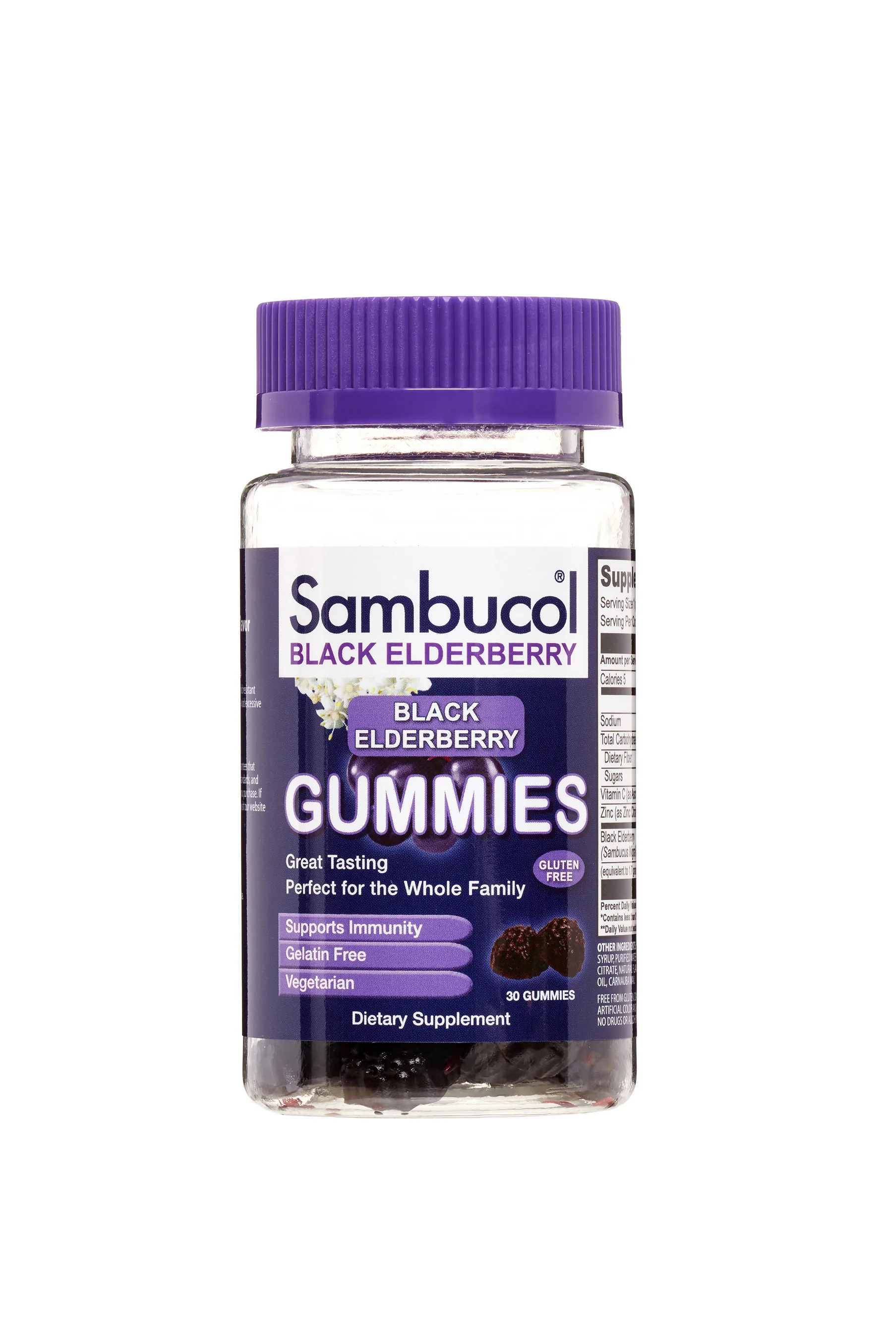 Sambucol Black Elderberry Gummies 30