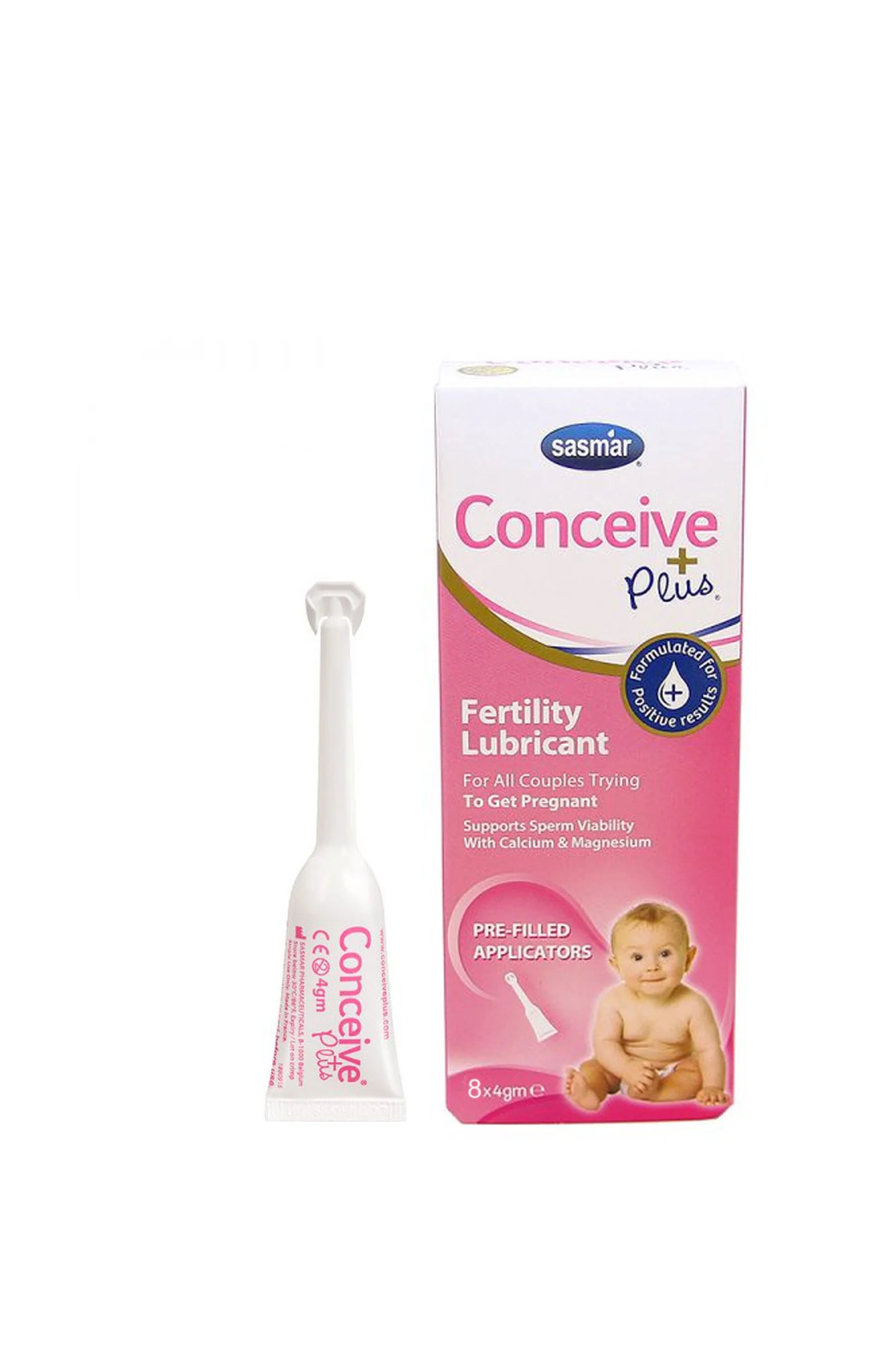 SASMAR Conceive Plus Fertility Lubricant 4g 8pk