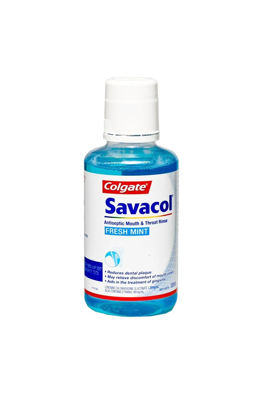 SAVACOL Fresh Mint Mouth & Throat Rinse 1.2% 300ml