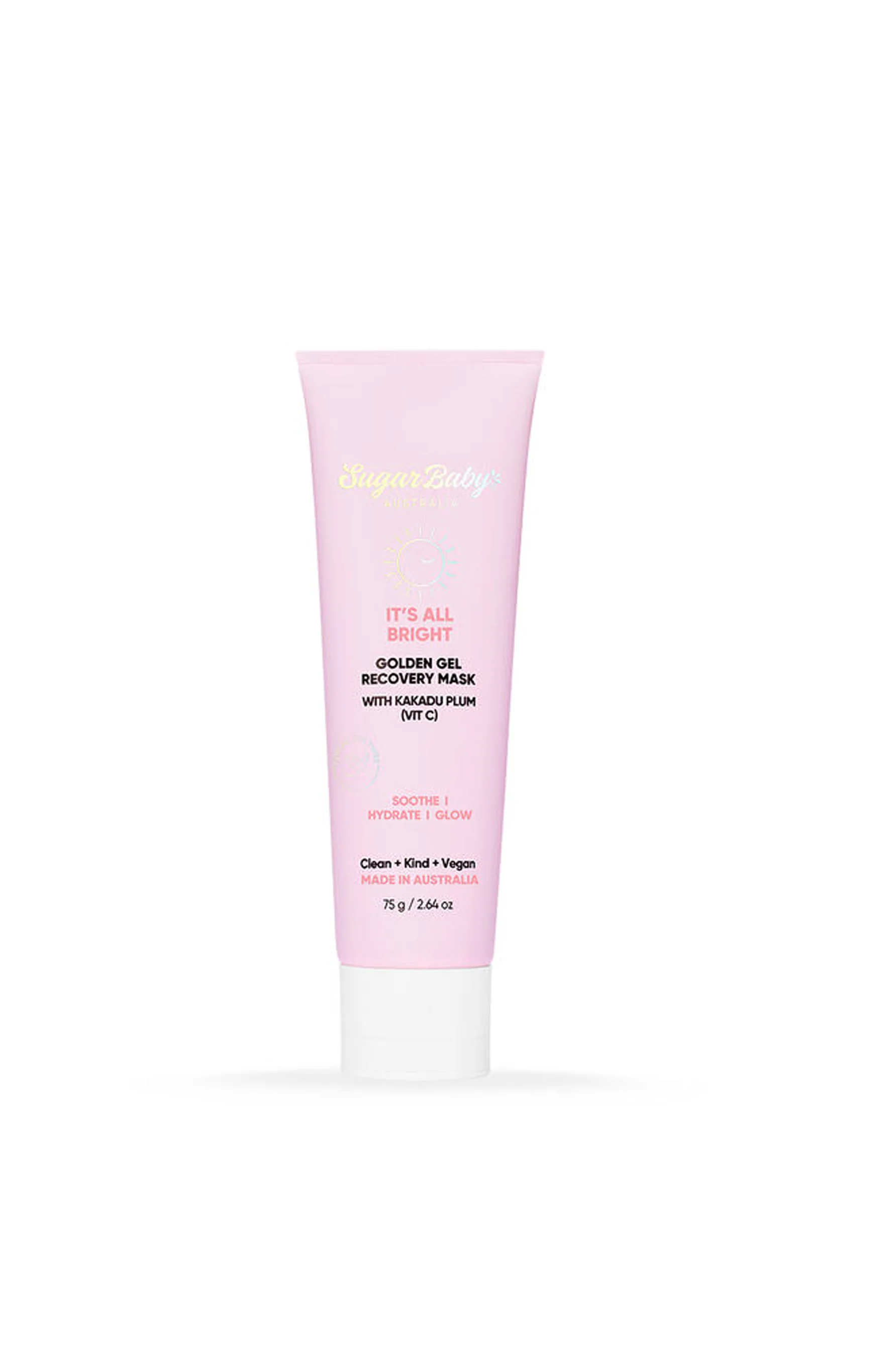 SUGAR BABY It's All Bright Golden Gel Recovery Mask Kakadu Plum 75g