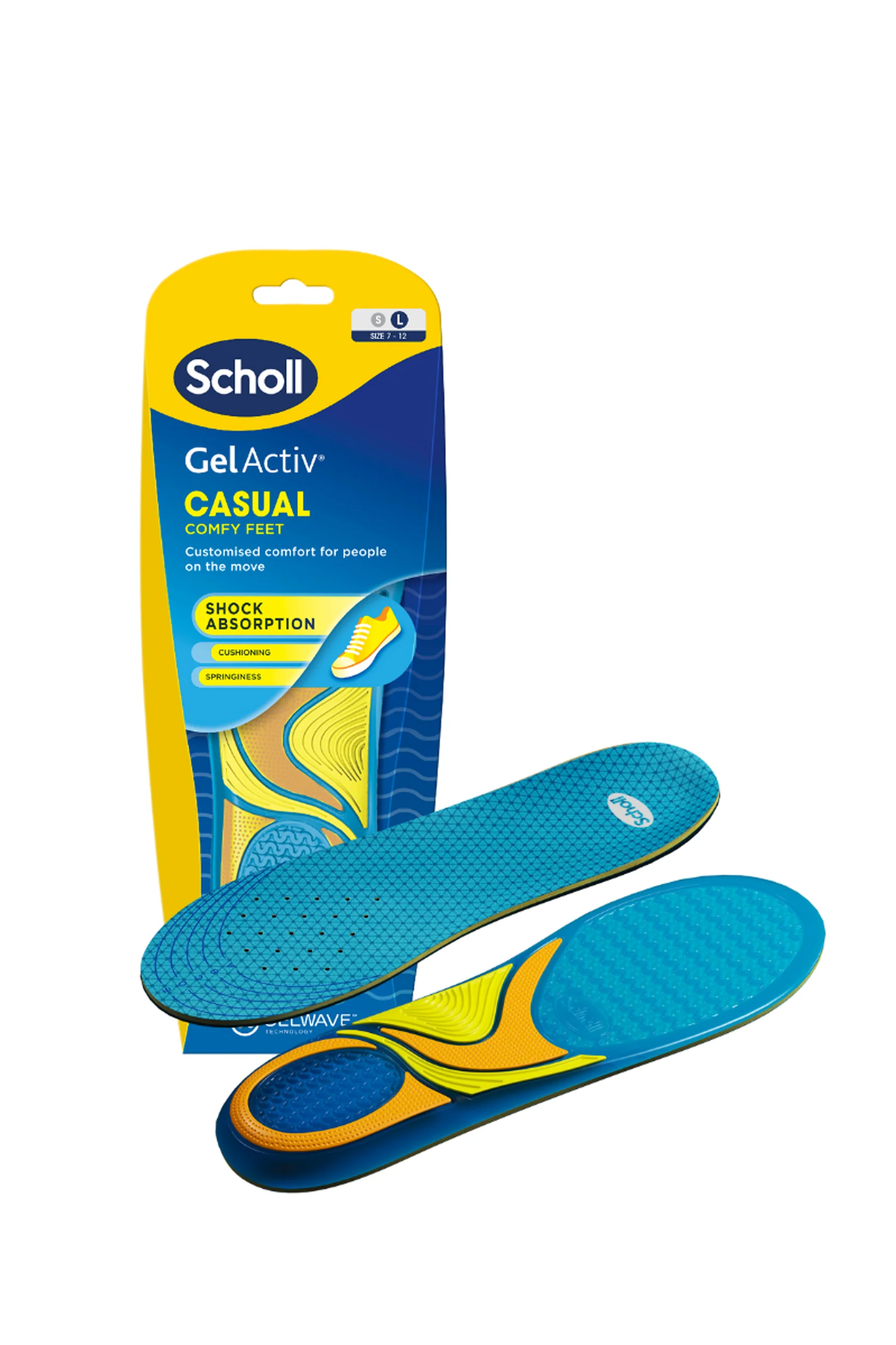 SCHOLL Gel Activ Insole Casual Large