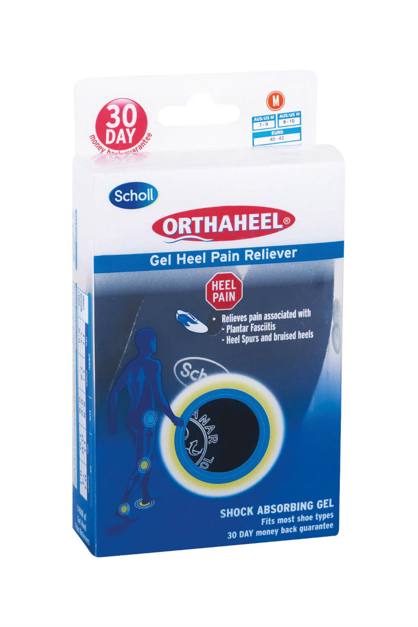 SCHOLL Orthaheel Gel Heel Pain Reliever M