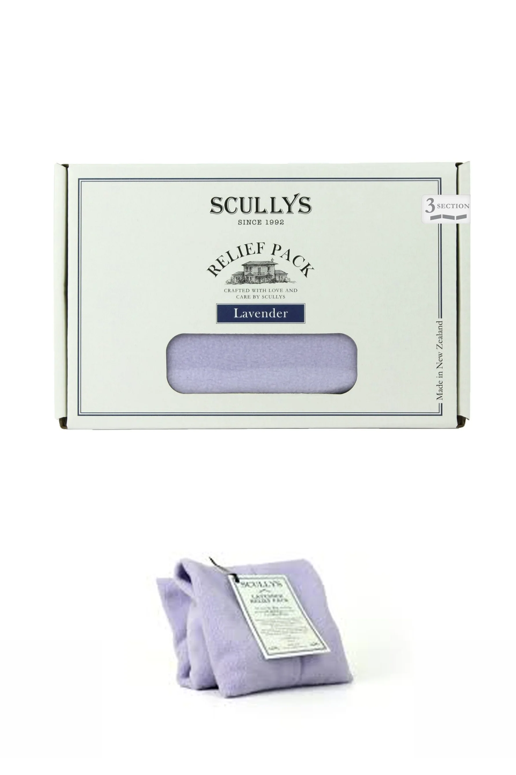 SCULLYS Lavender Relief Pack 3 Sections
