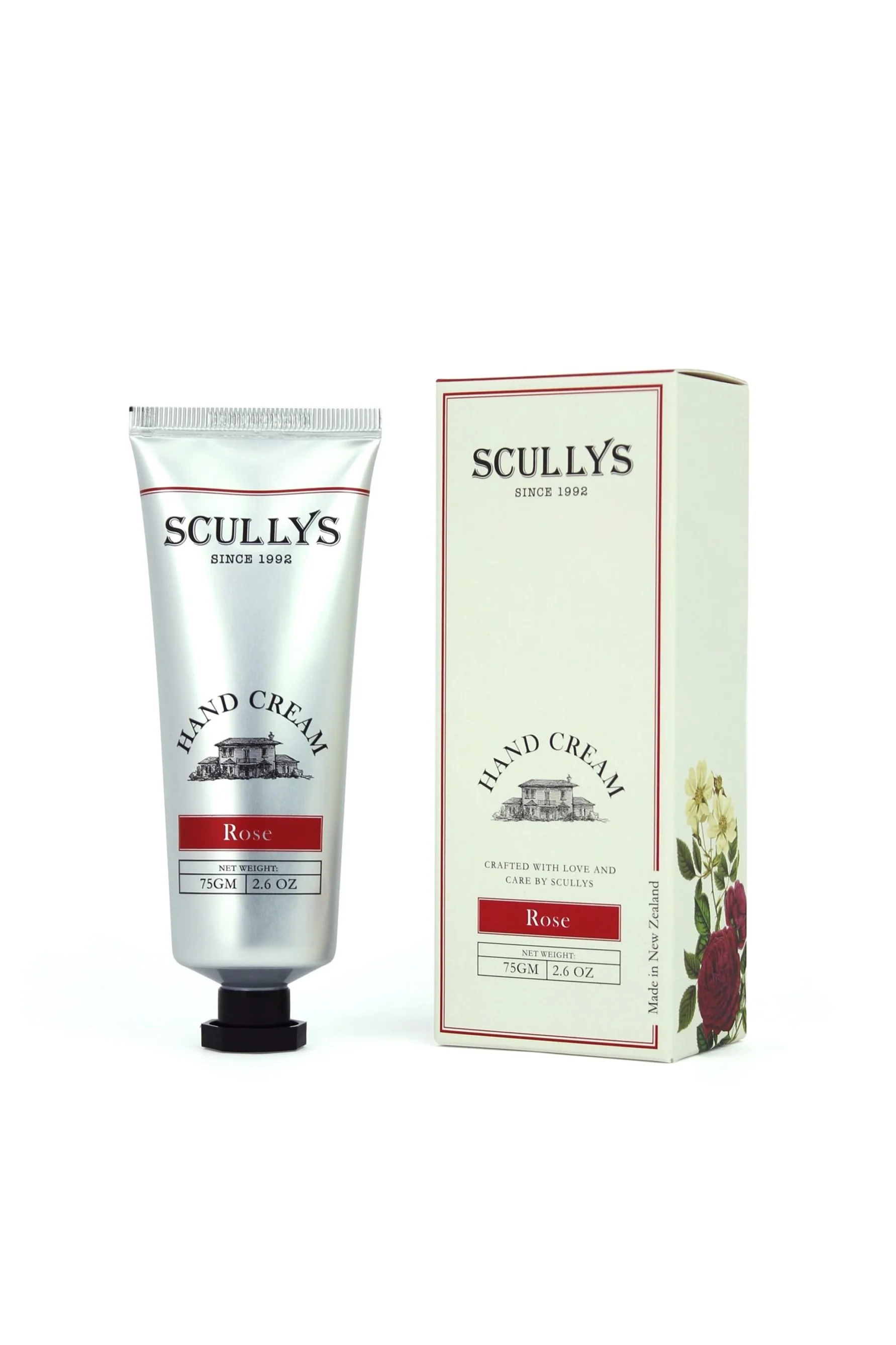 SCULLYS Rose Hand Cream Tube 75g