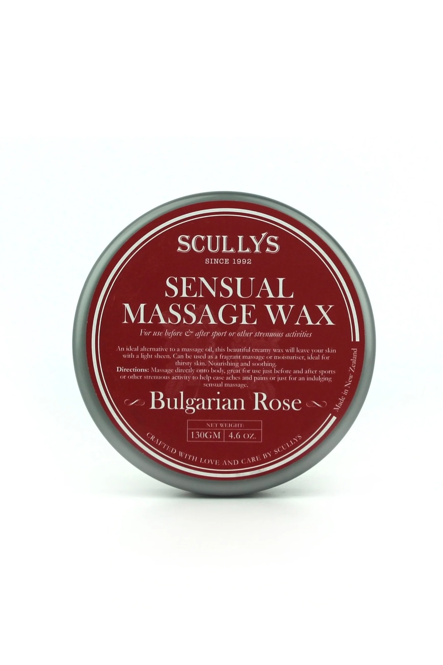 SCULLYS Rose Sensual Massage Wax 130g