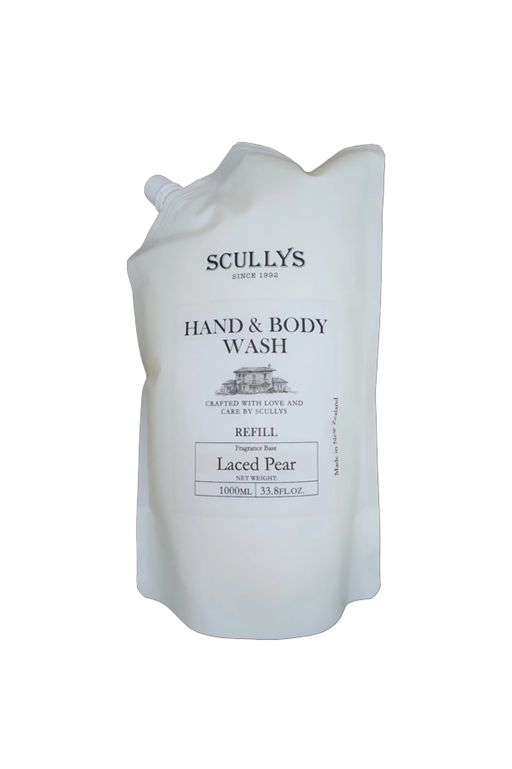 SCULLYS Laced Pear Hand & Body Wash 1L REFILL