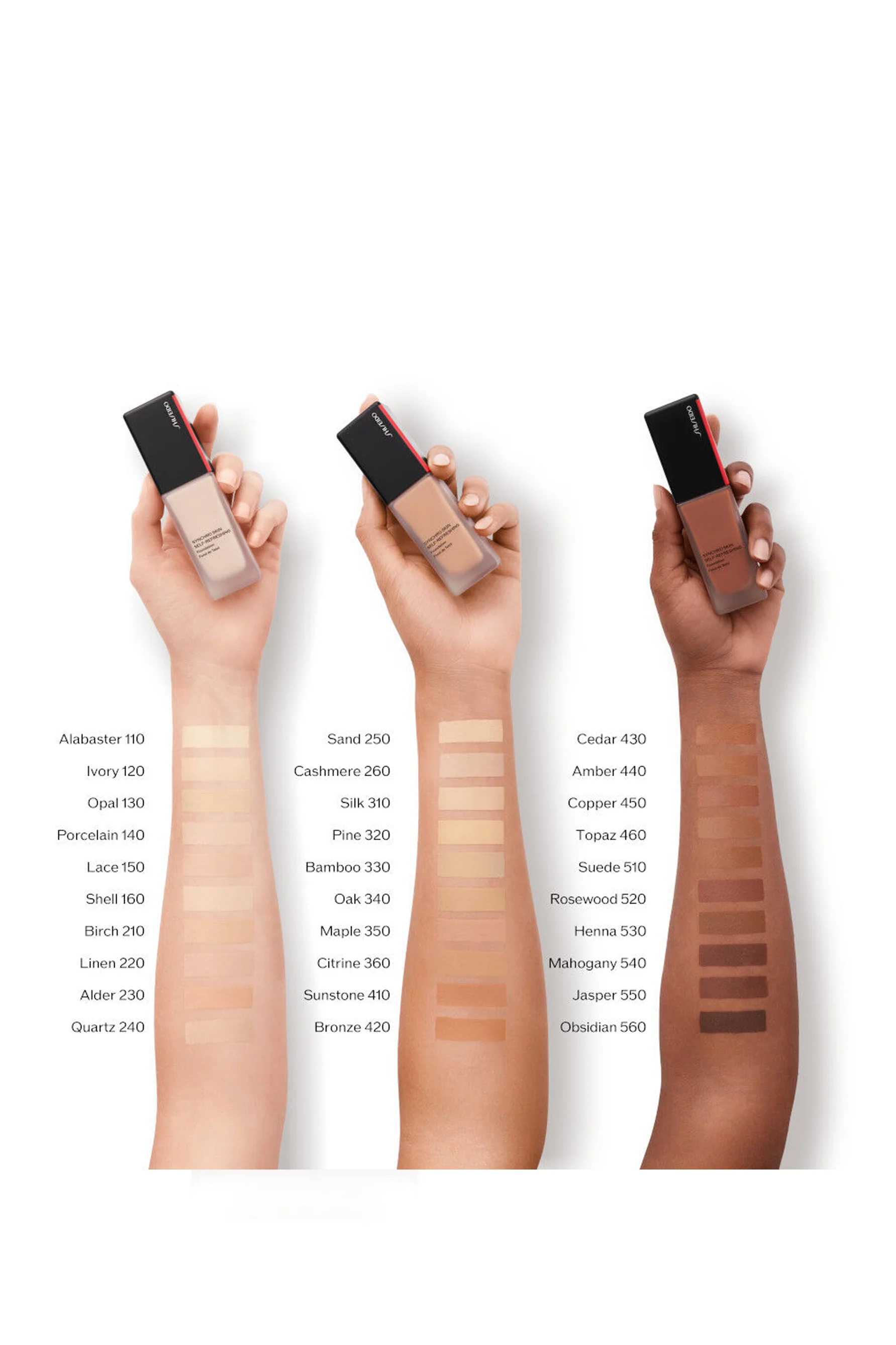 SHISEIDO  Synchro Skin Self-Refreshing Foundation 14 Porcelain 30ml - Image 2