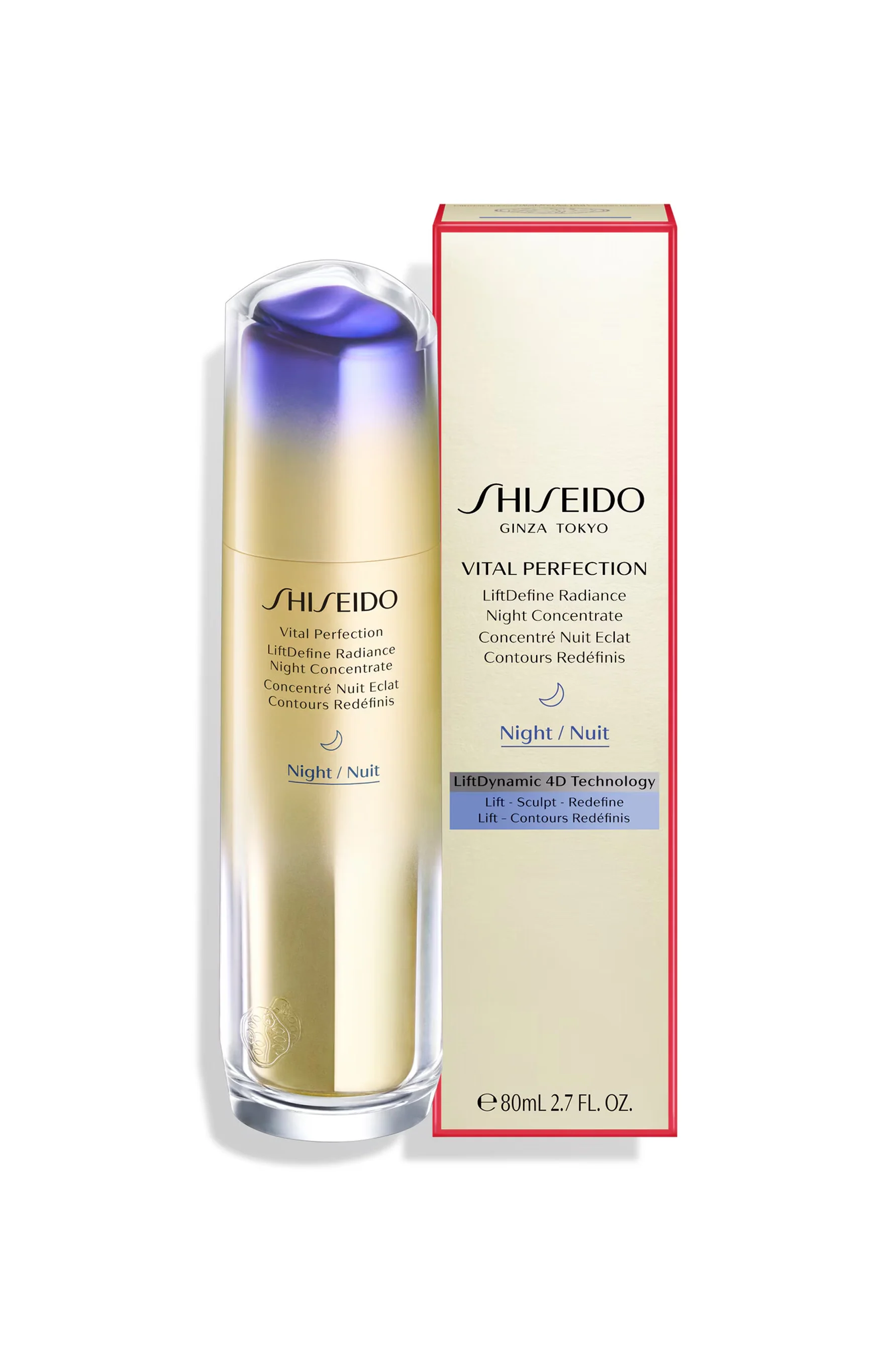 SHISEIDO Vital Perfection LiftDefine Radiance Night Concentrate 80ml