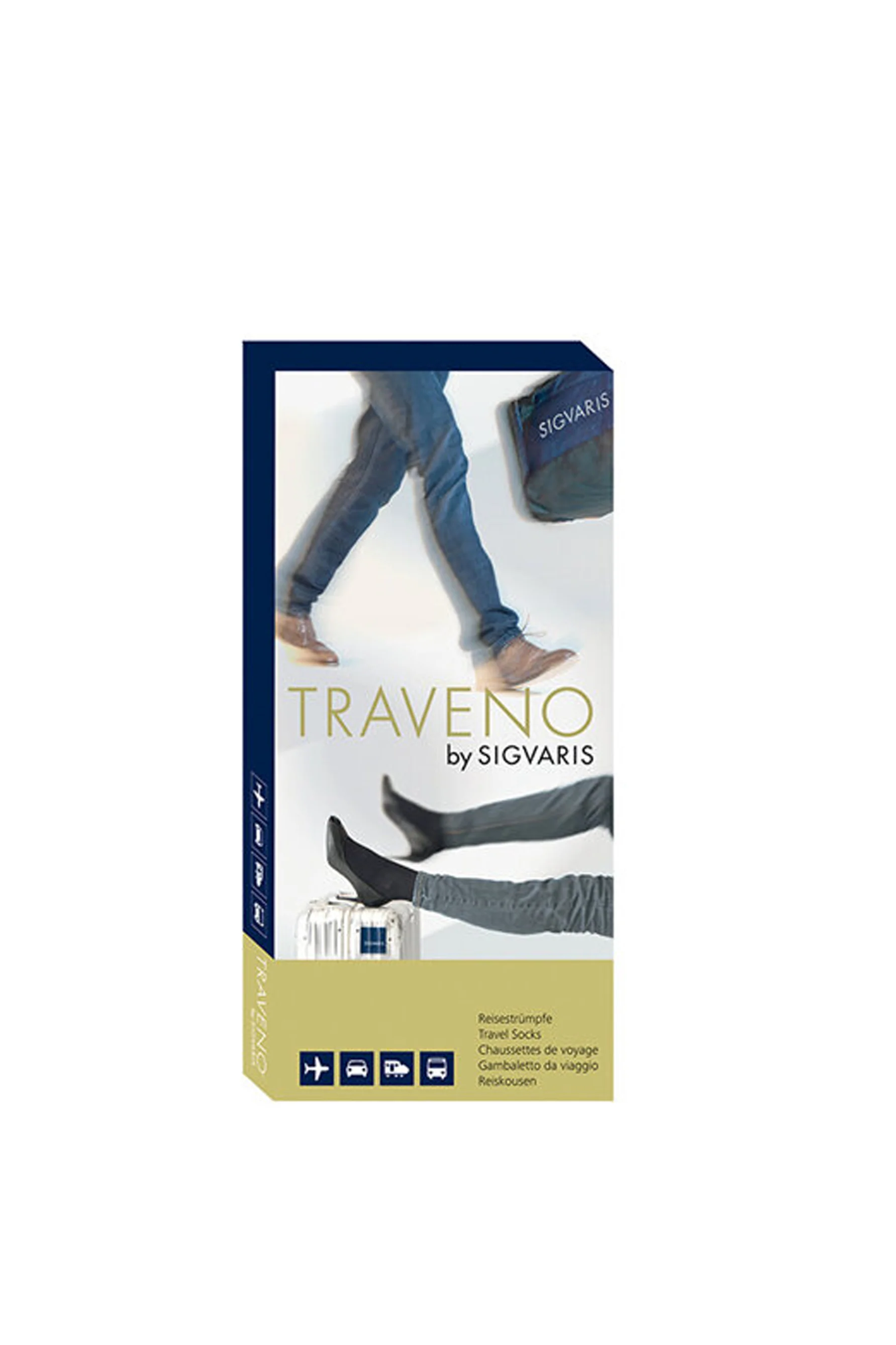 SIGVARIS Travel Sock 2 Black EU38-39