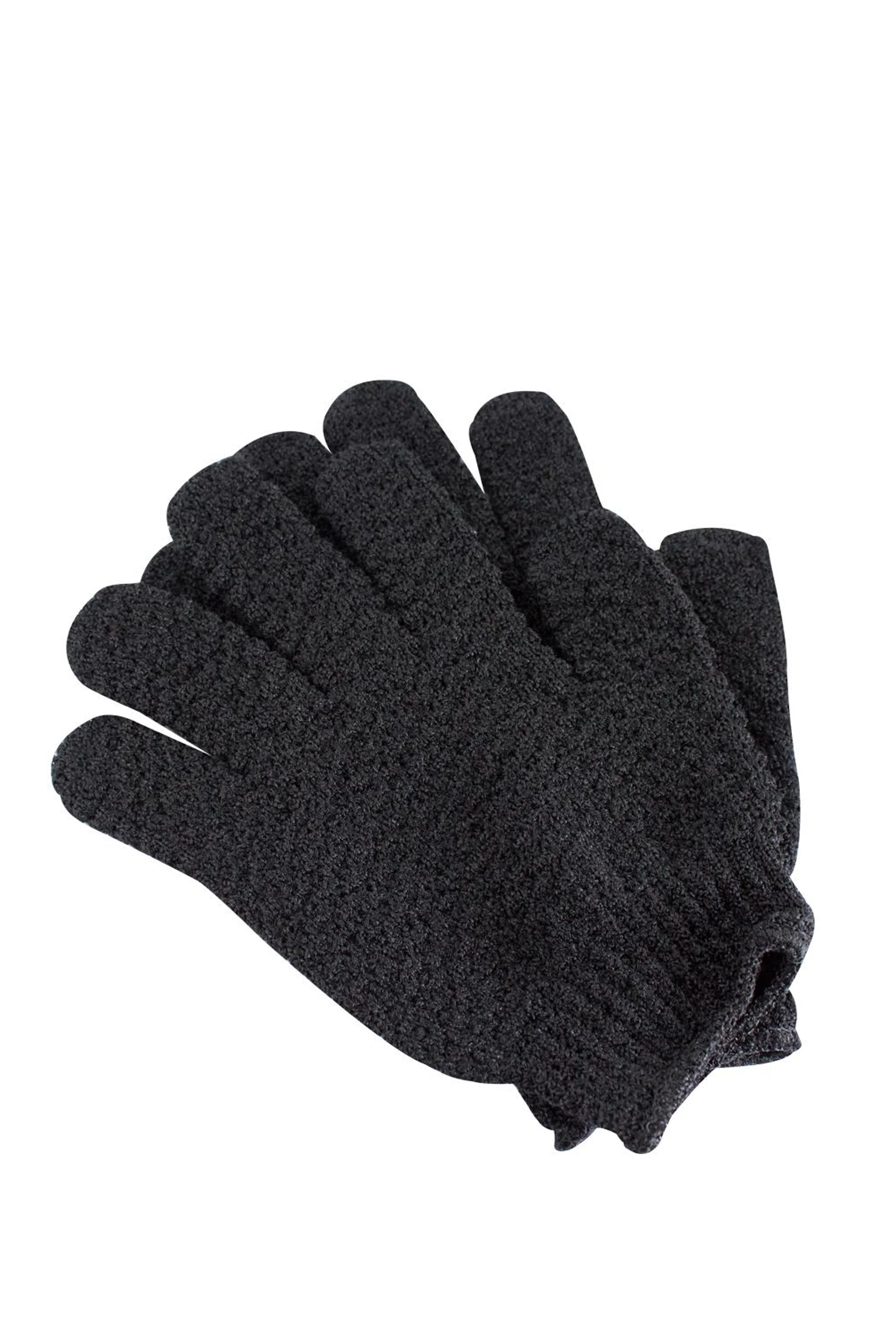 SIMPLY ESSENTIAL 20-1200 Charcoal Exfoliating Gloves