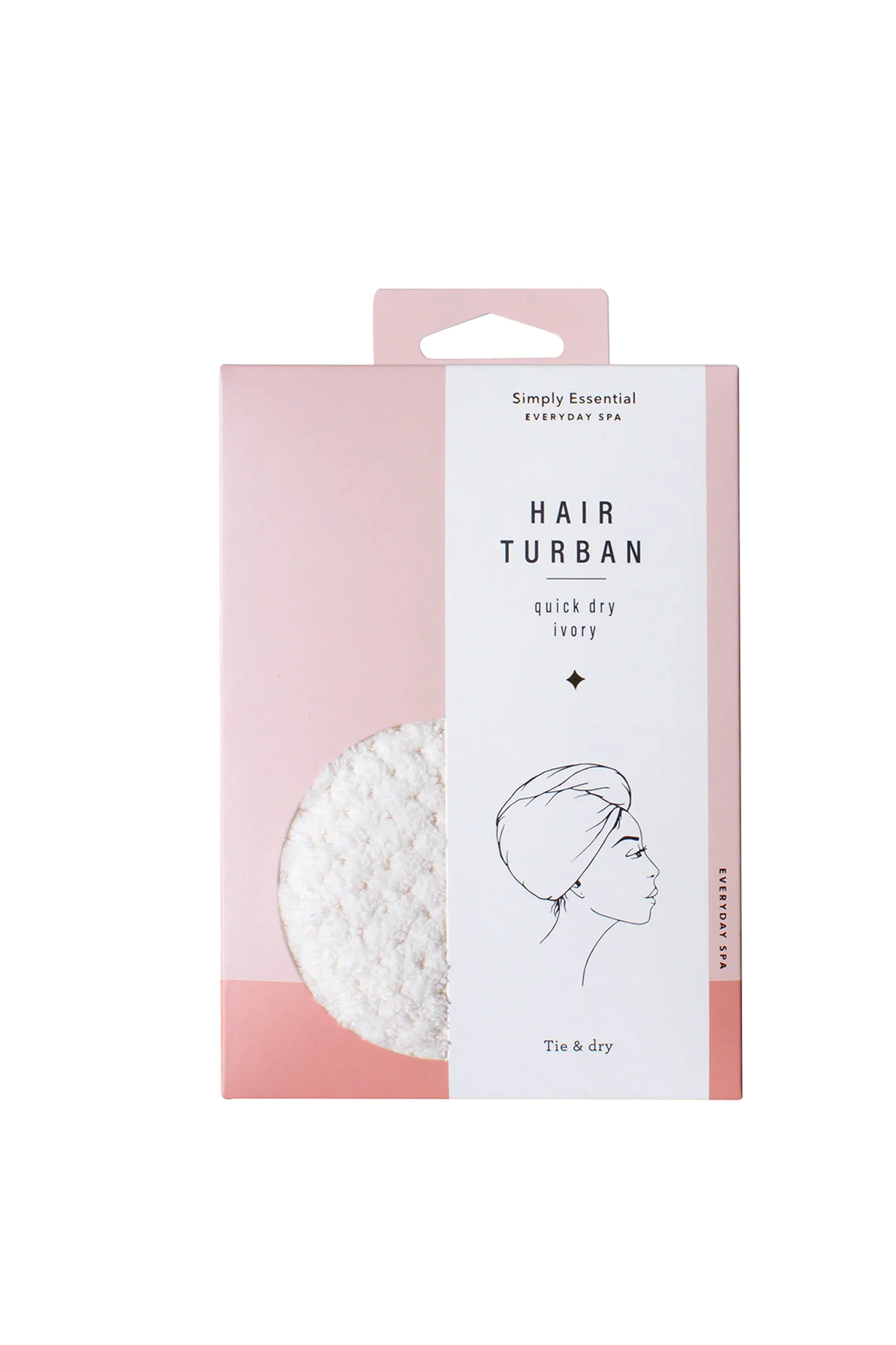 SIMPLY ESSENTIAL 21-1301I Quick Dry Turban Ivory