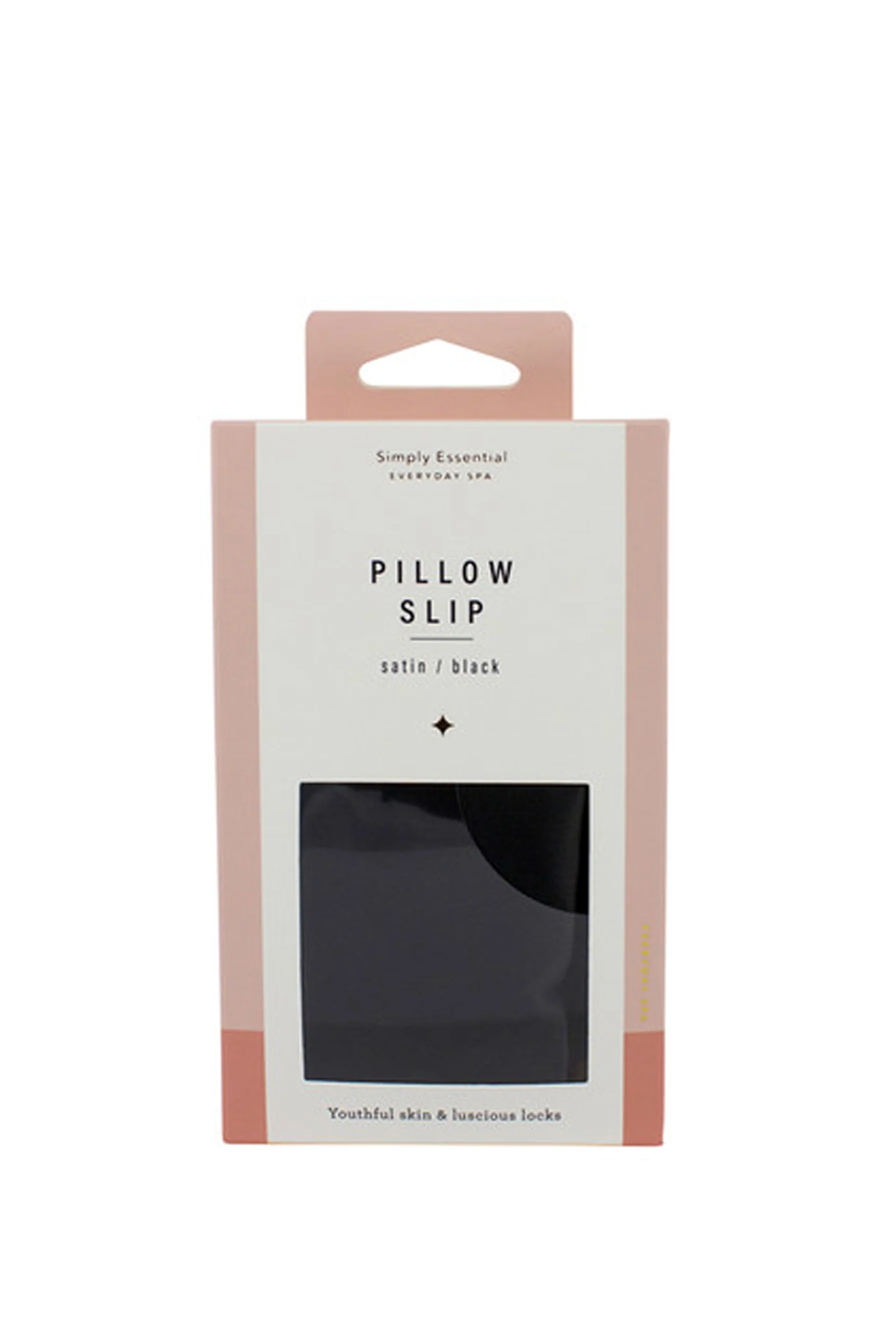 Simply Essential Satin Silk Pillow Slip Black