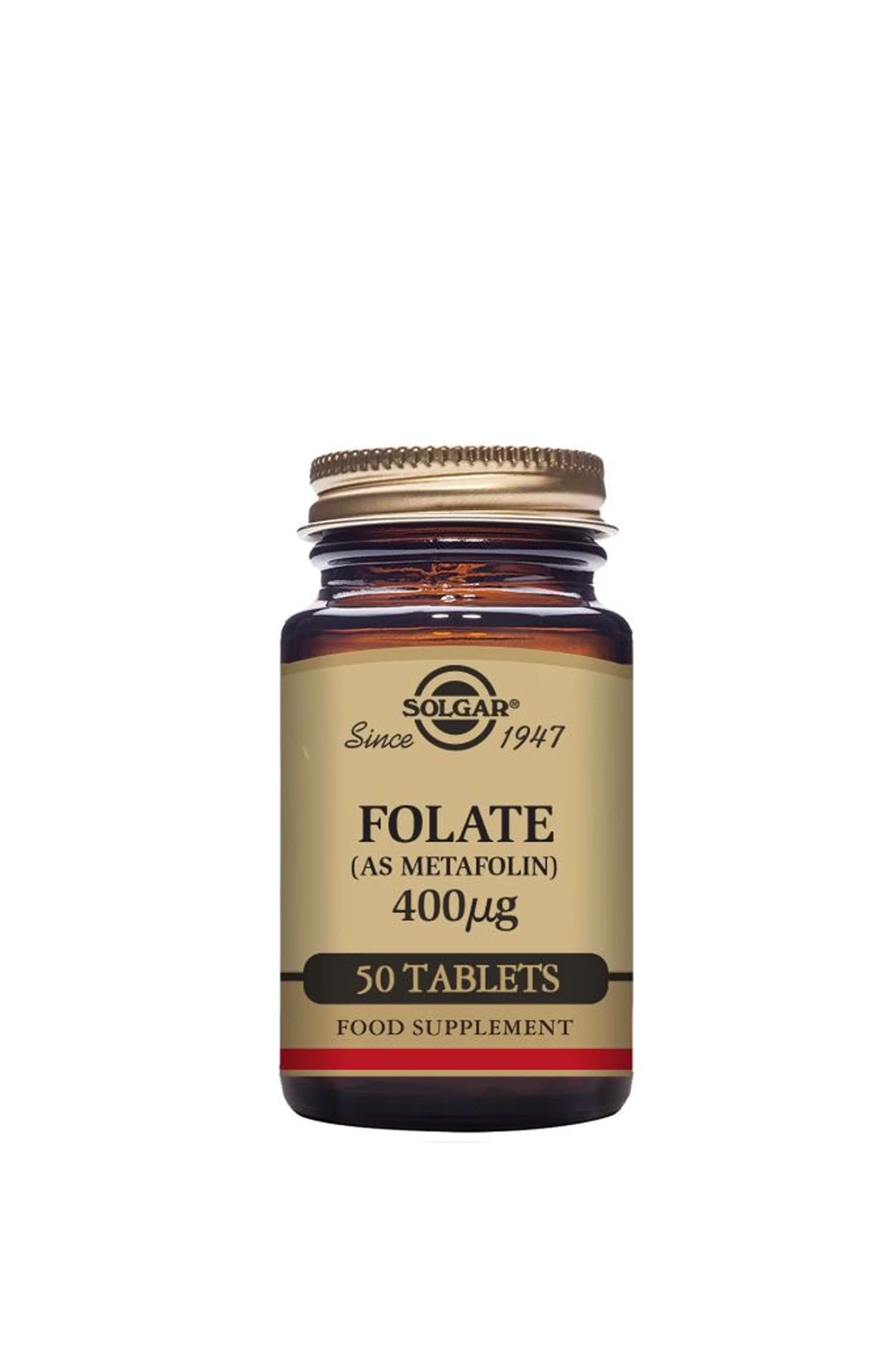 SOLGAR Folate 400mcg 100Tab - Image 2