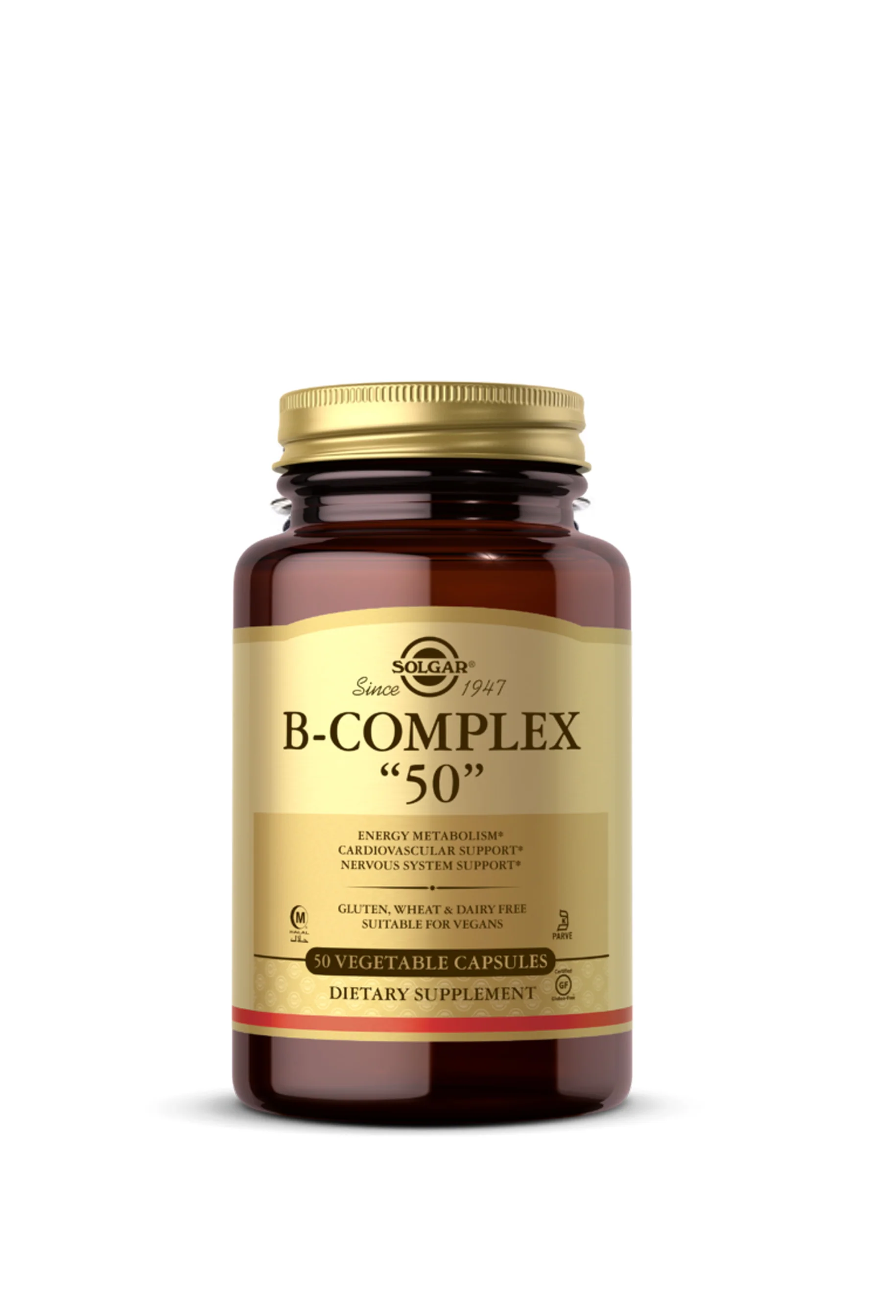 SOLGAR Formula B-Complex "50" 50 Capsules