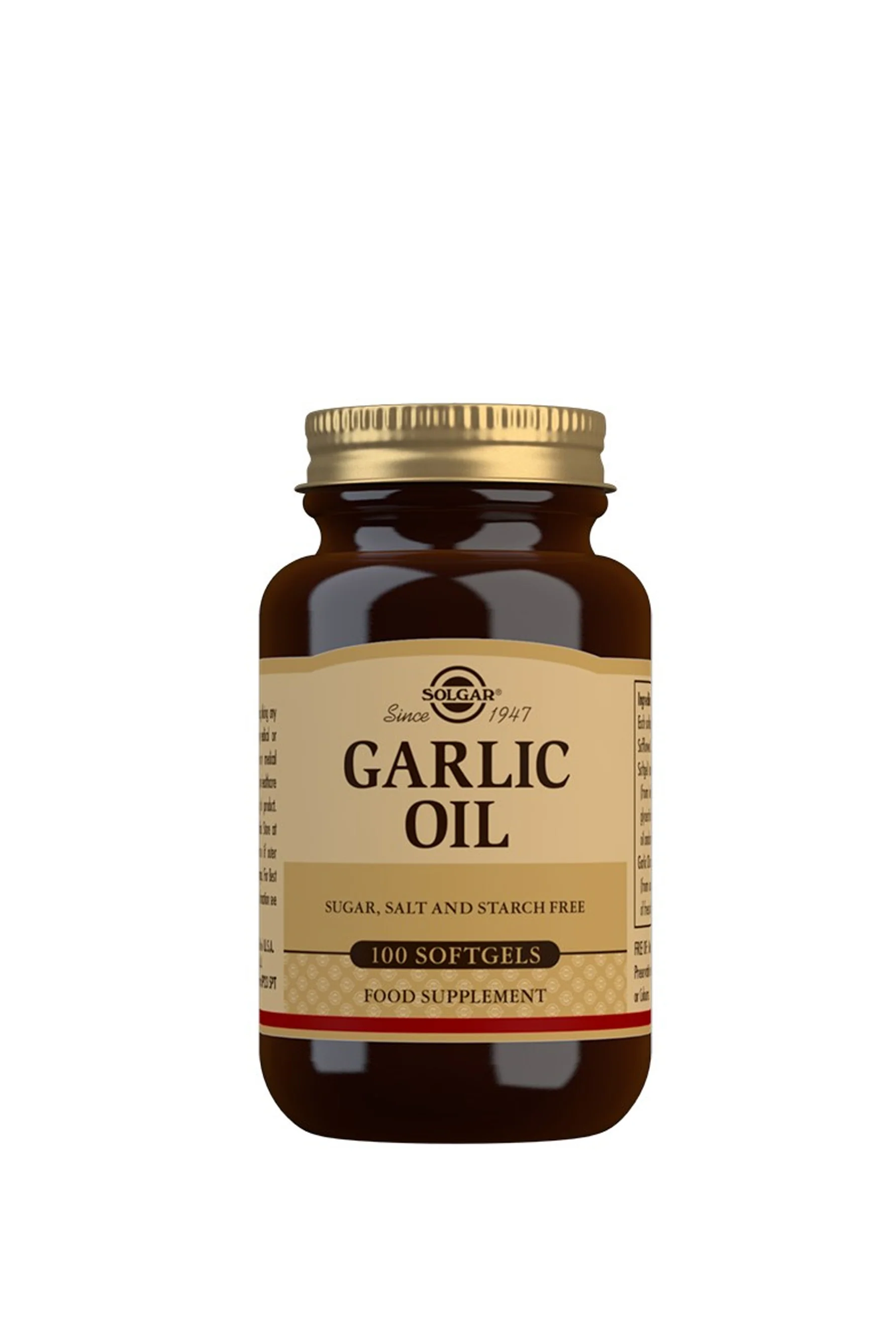 SOLGAR Garlic Oil 100 Softgels