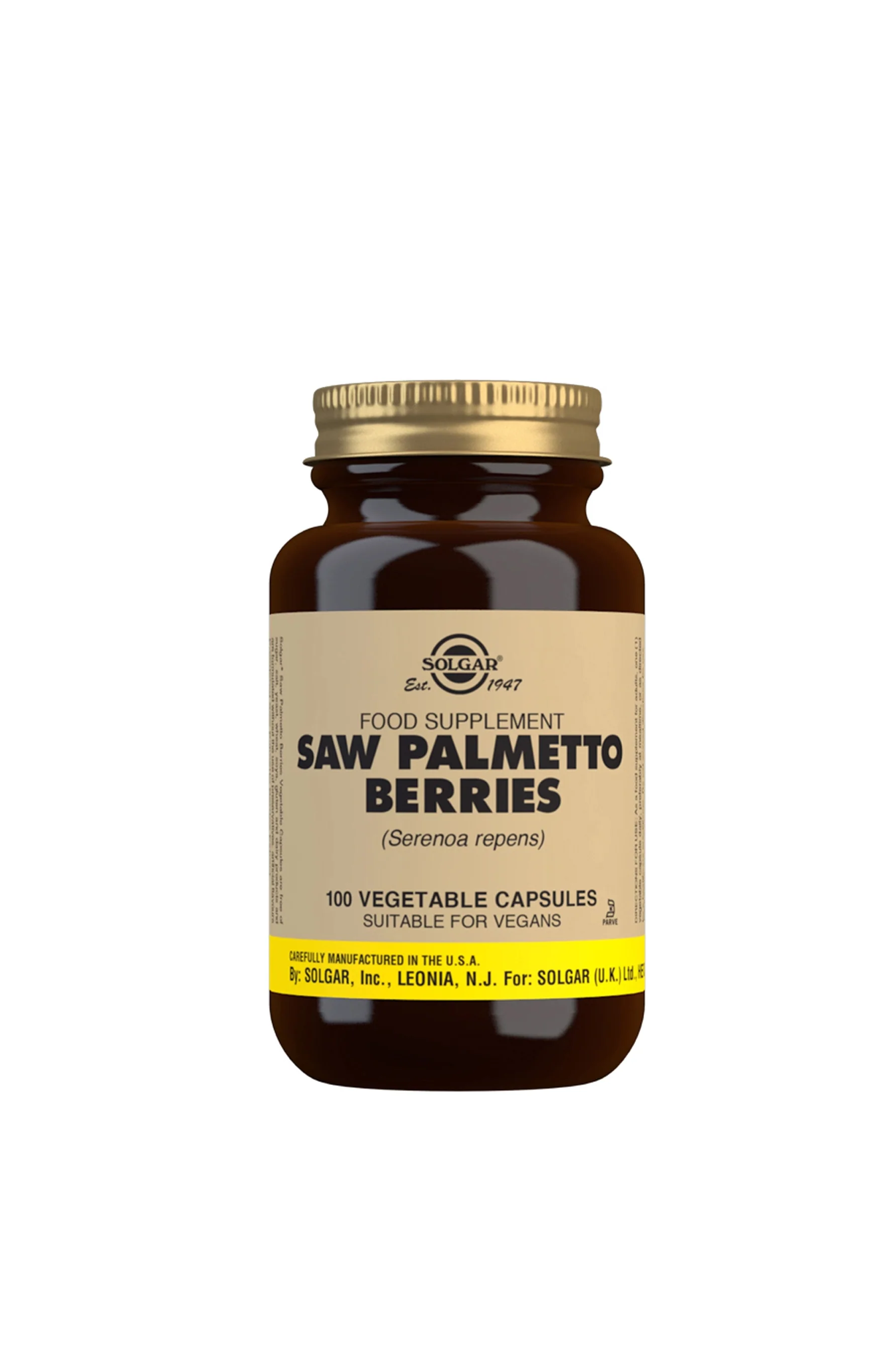 SOLGAR Saw Palmetto 520mg 100 Capsules