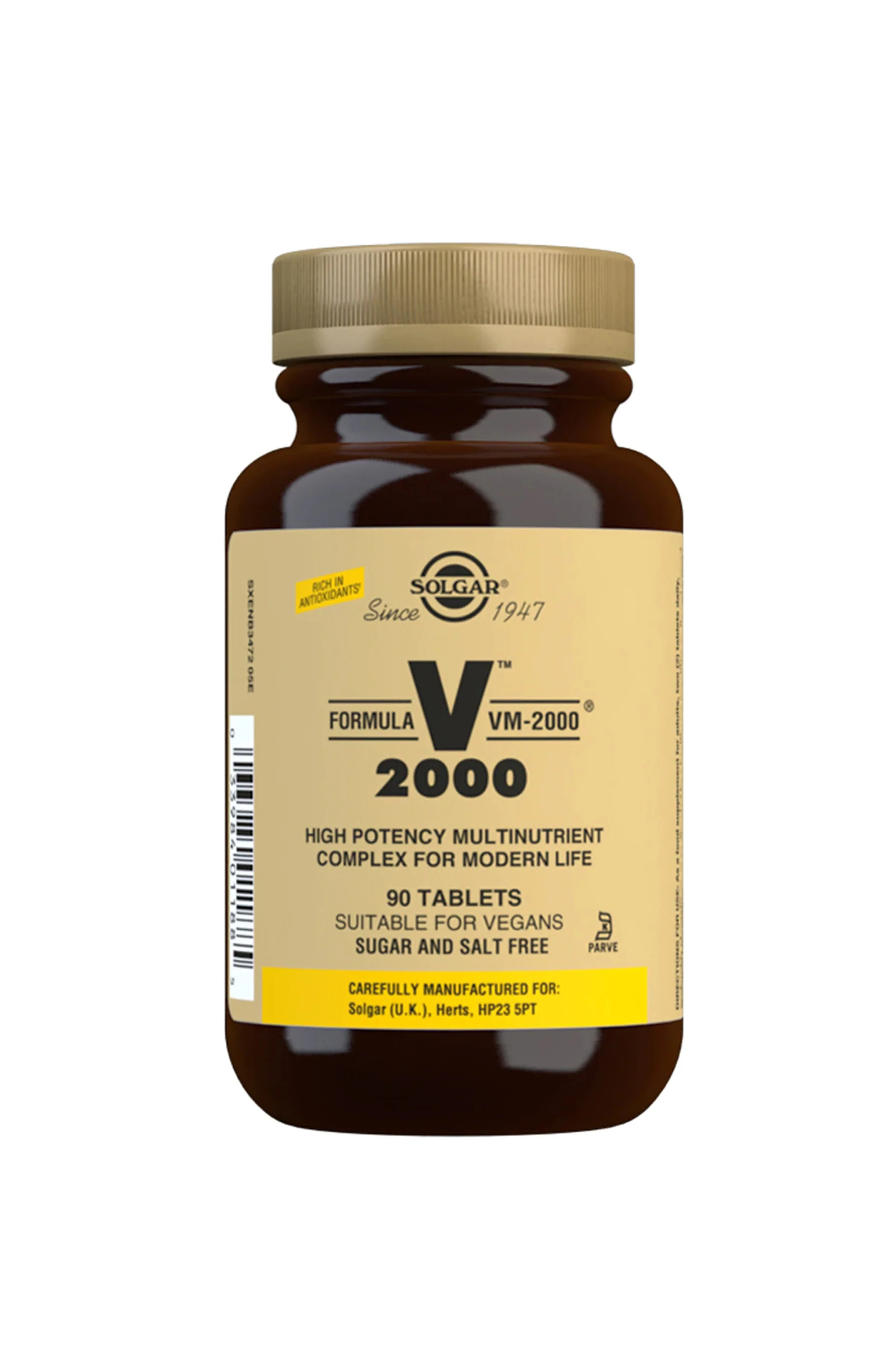 SOLGAR VM2000 Mult-Nutrient 90 Tablets