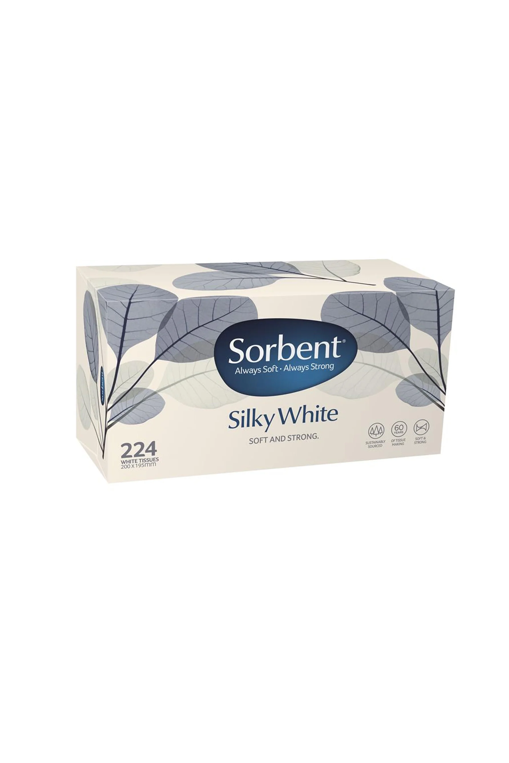 Sorbent Facial Tissues Family Pack 224