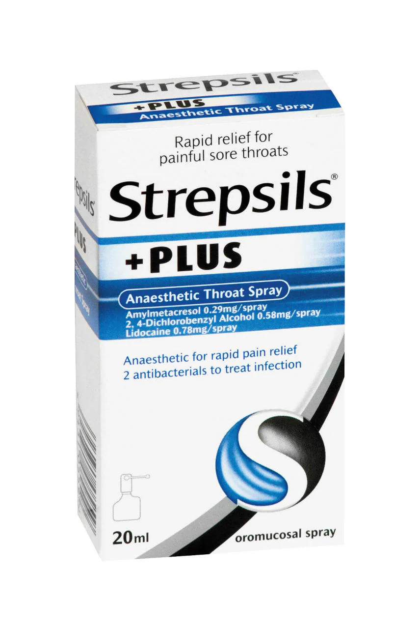 STREPSILS Plus Throat Spray 20ml