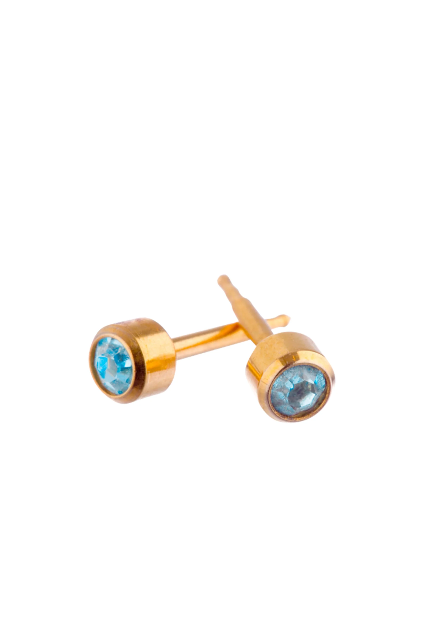 STUDEX HL203Y Birthstone March Gold