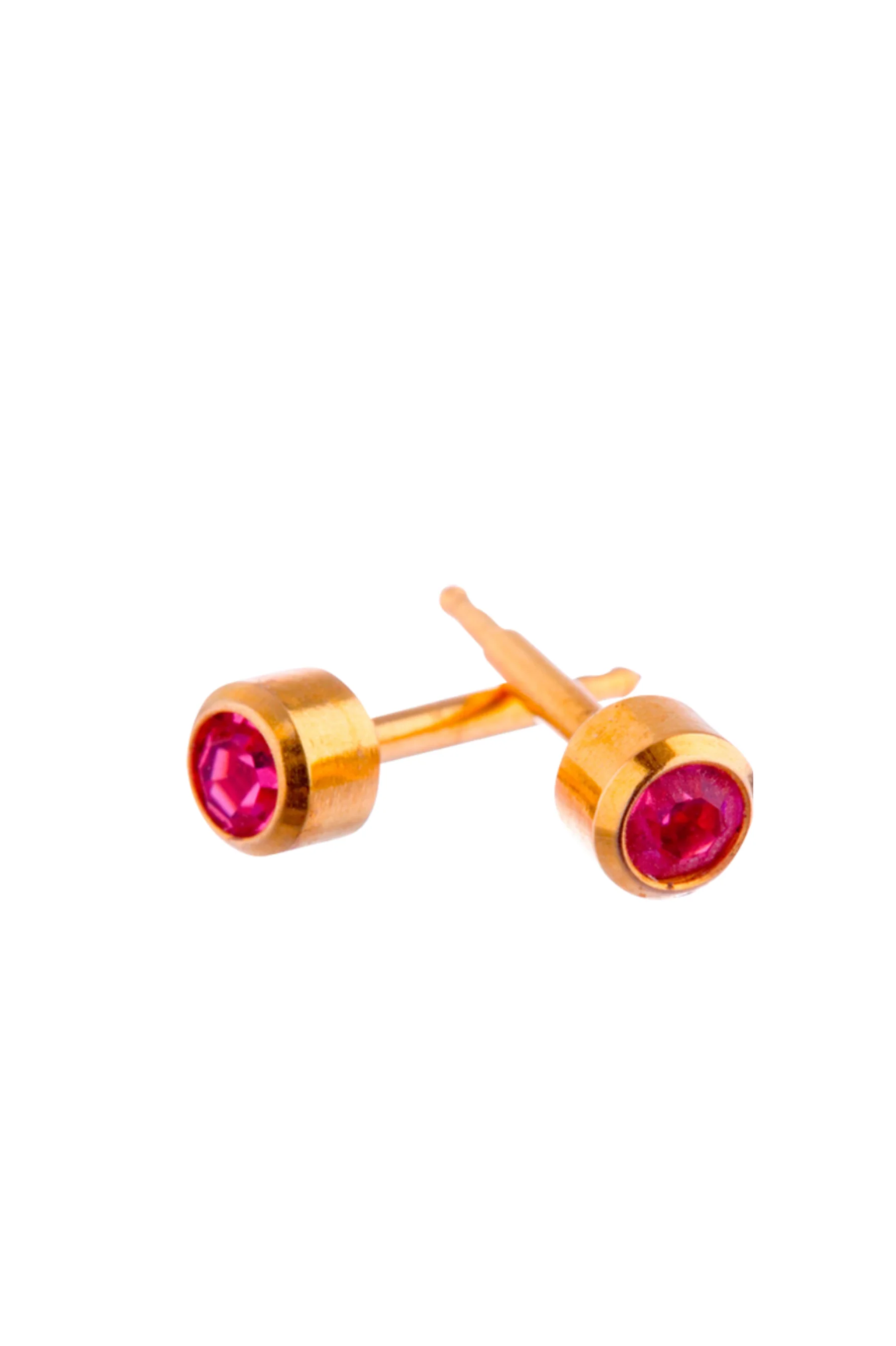 STUDEX HL210Y Birthstone October Gold Studs
