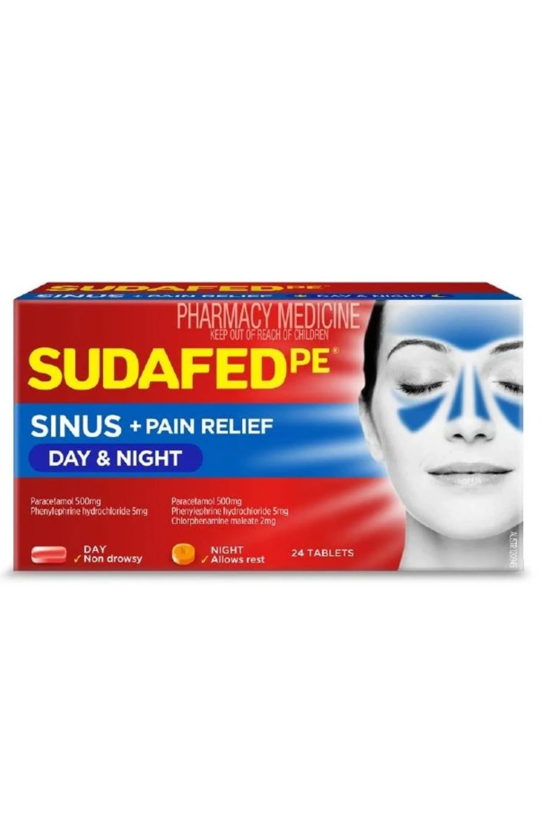 SUDAFED PE Day + Night Relief 24 Tabs