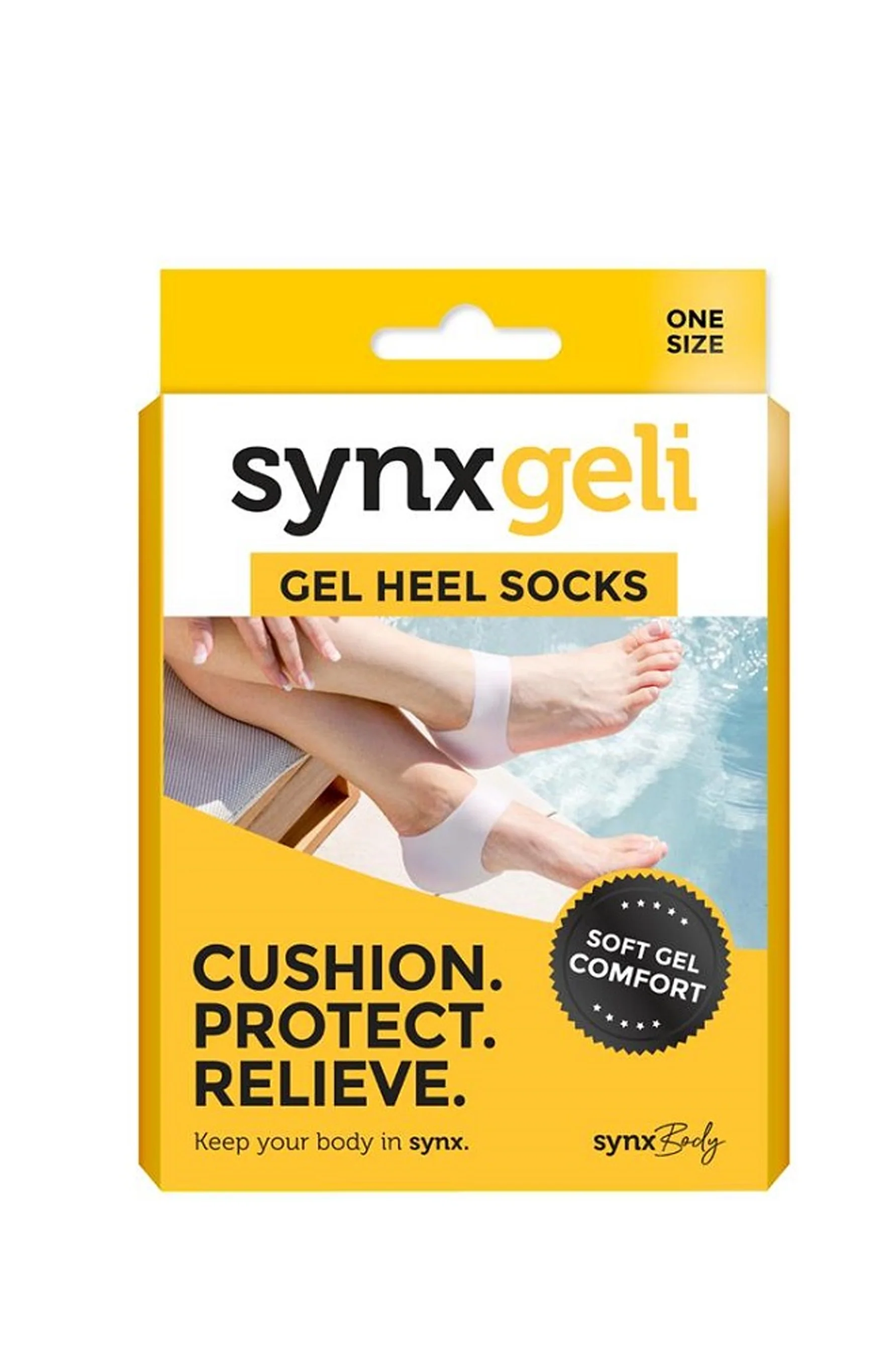 SYNXGELI Heel Socks 1 Pair