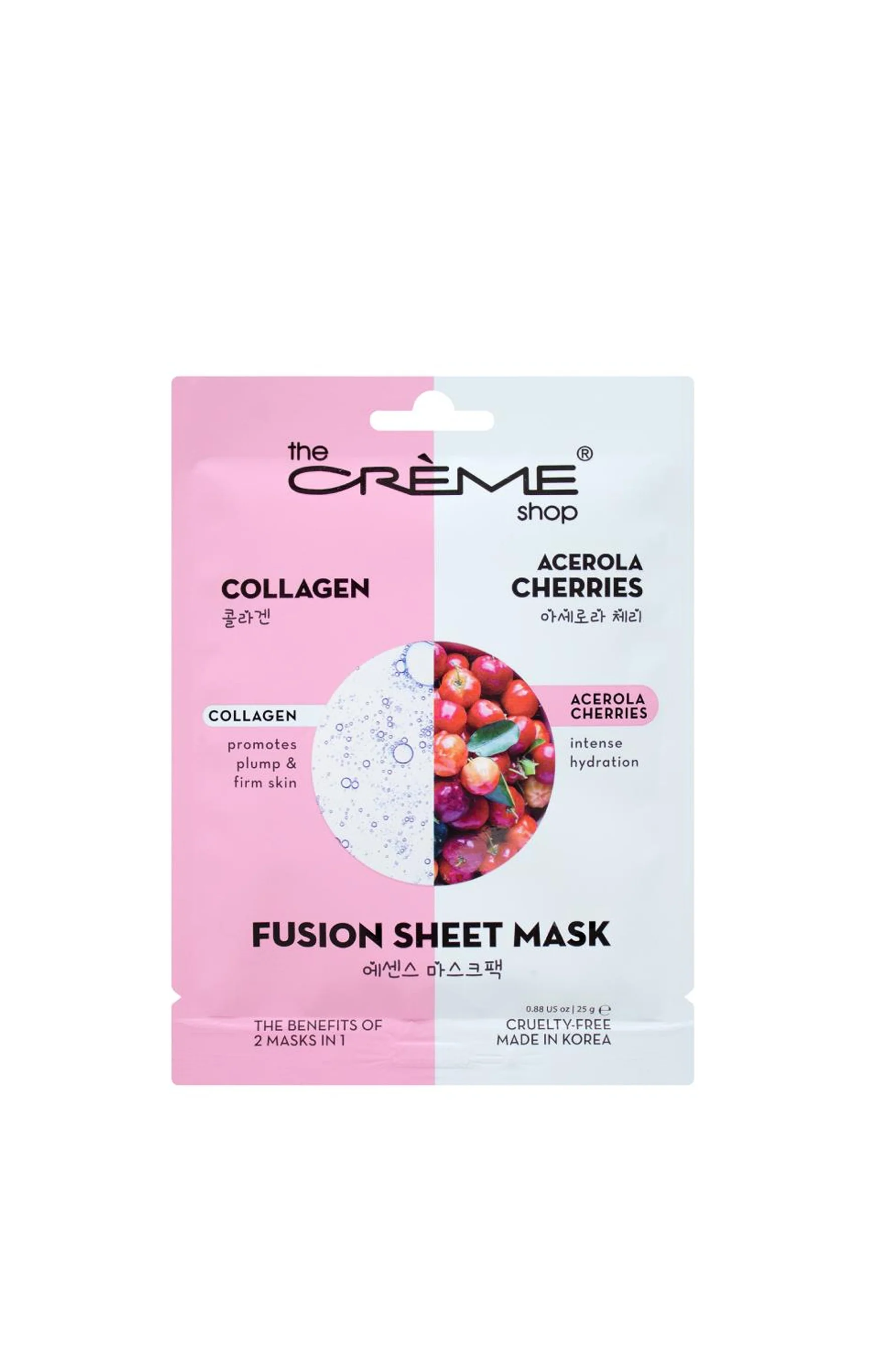 THE CREME SHOP Fusion Collagen & Acerola Cherries Sheet Mask