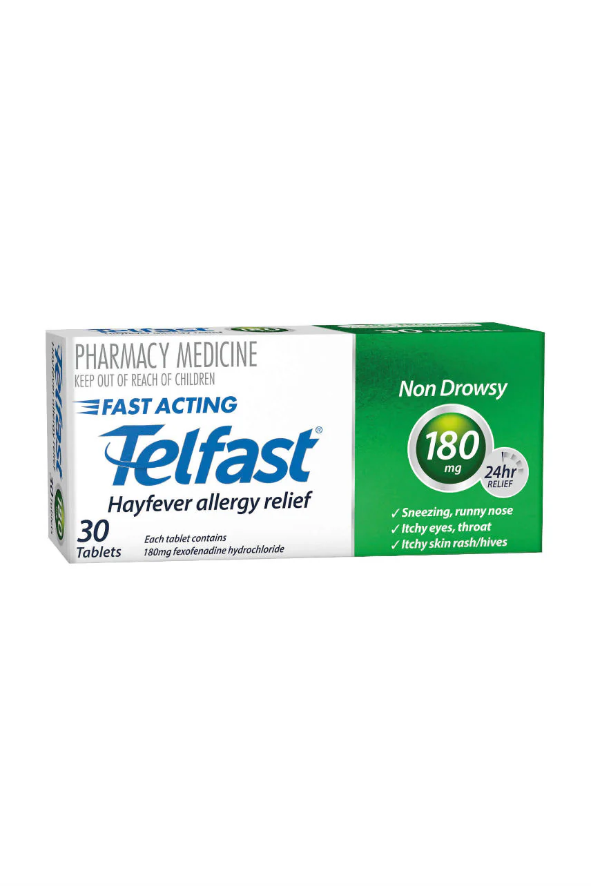 TELFAST Tablets 180mg 30s