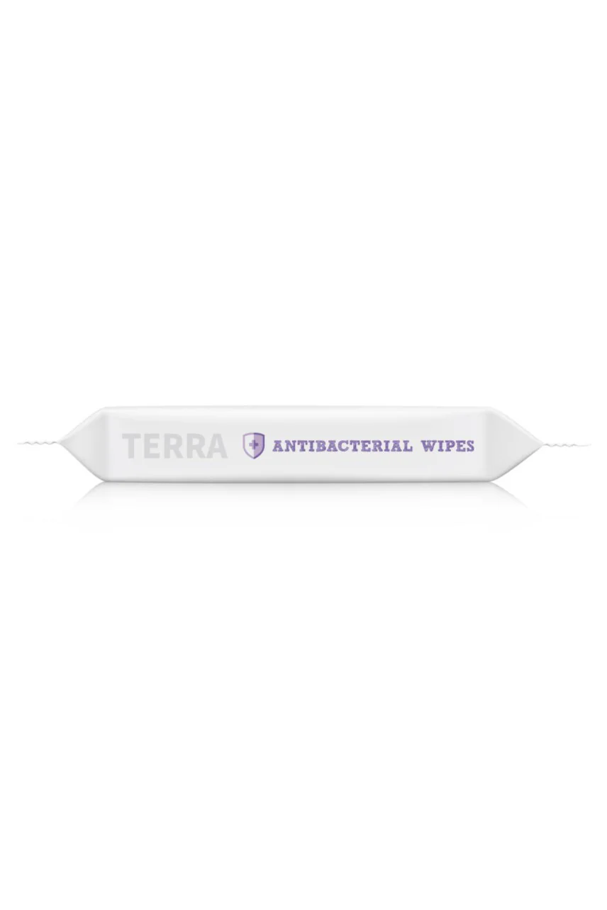 TERRA Antibacterial Wipes 40 - Image 2