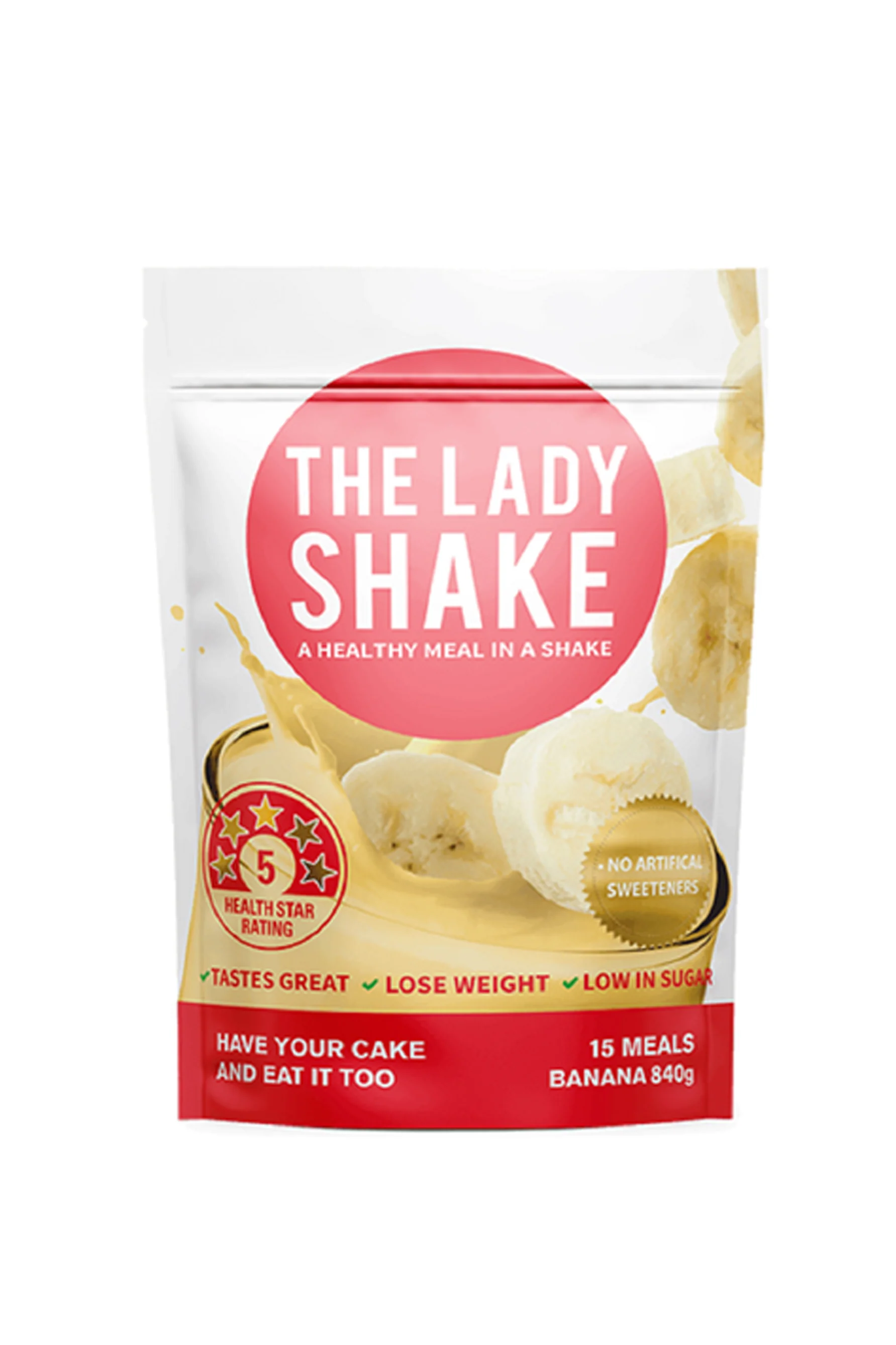 THE LADY SHAKE Banana 840g
