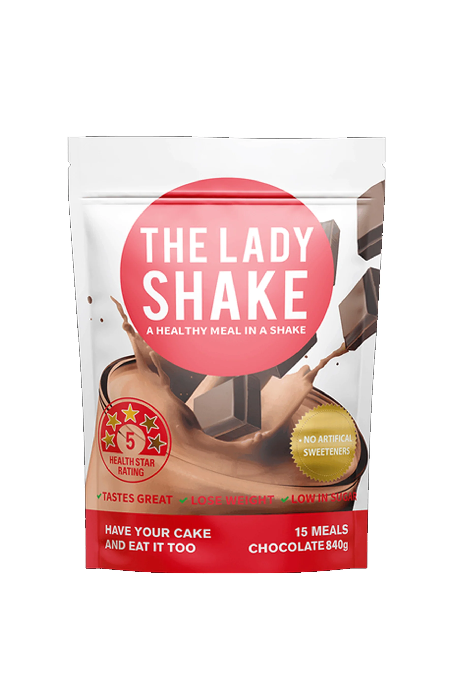 THE LADY SHAKE Chocolate 840g