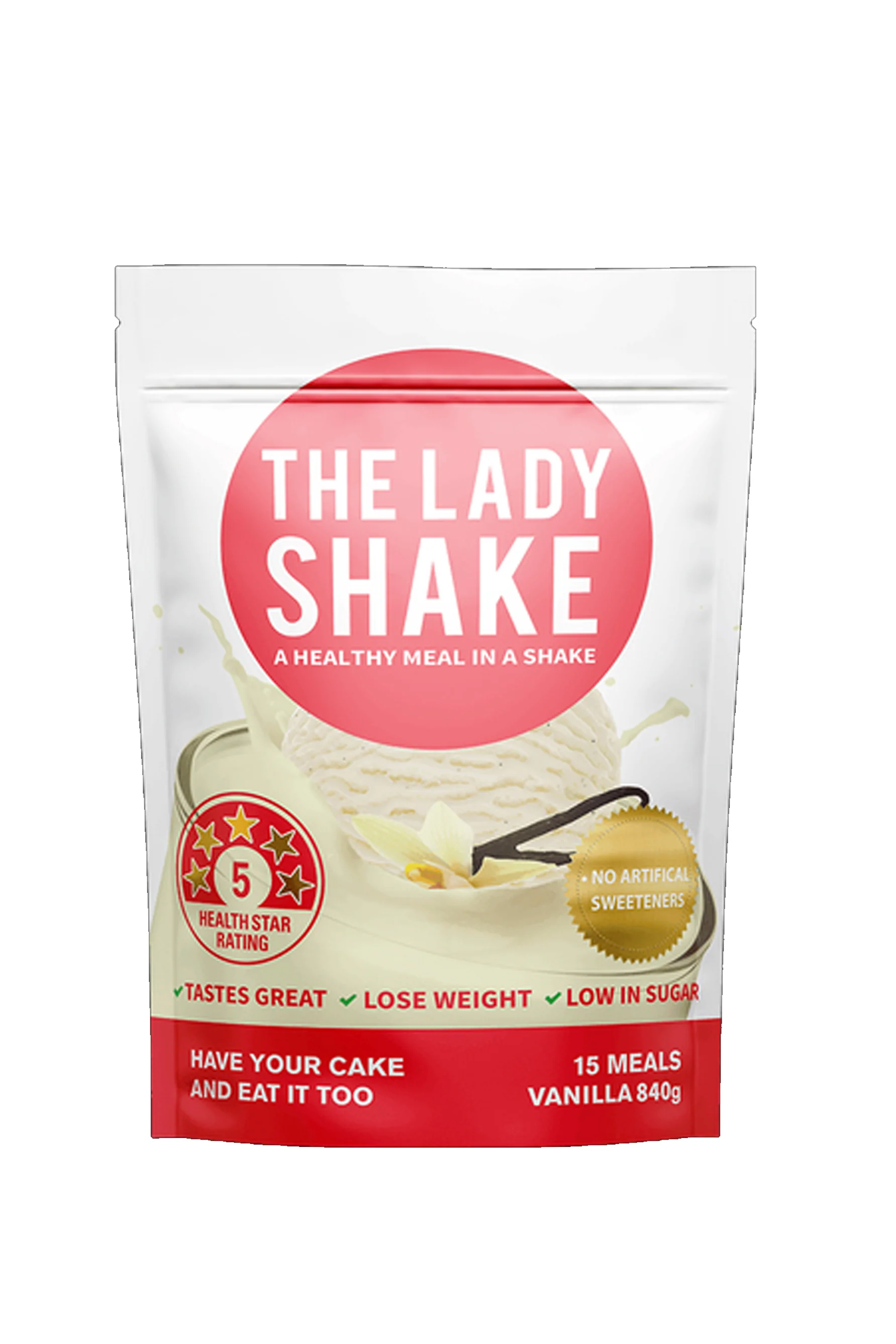 THE LADY SHAKE Vanilla 840g