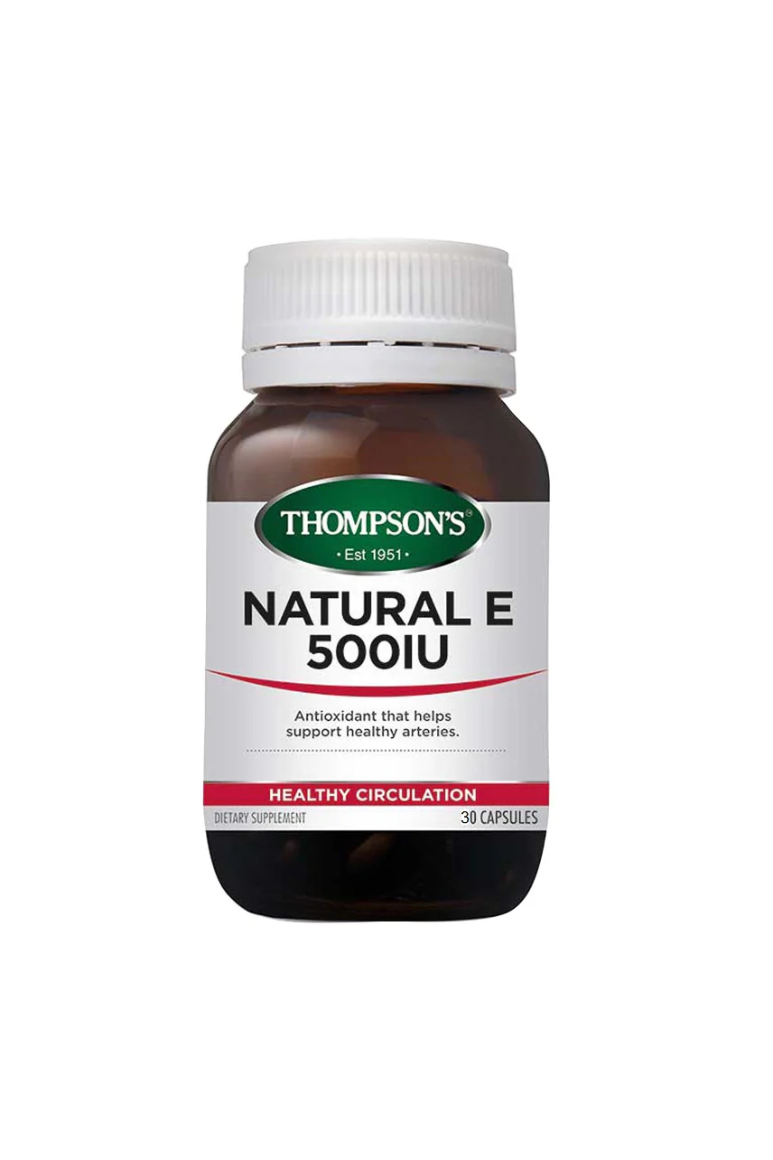 THOMPSONS Natural E 500iu 30caps