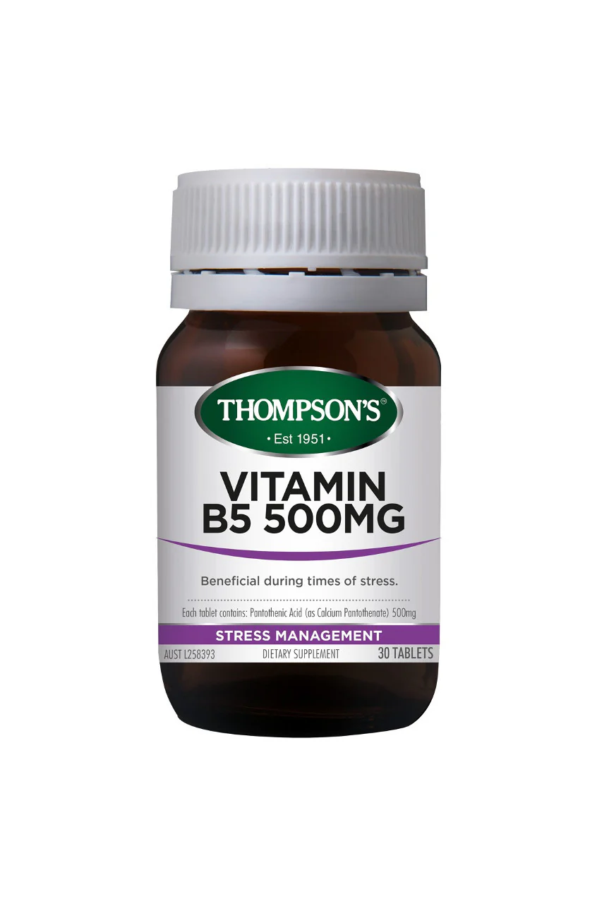 THOMPSONS Vitamin B5 500mg 30tabs