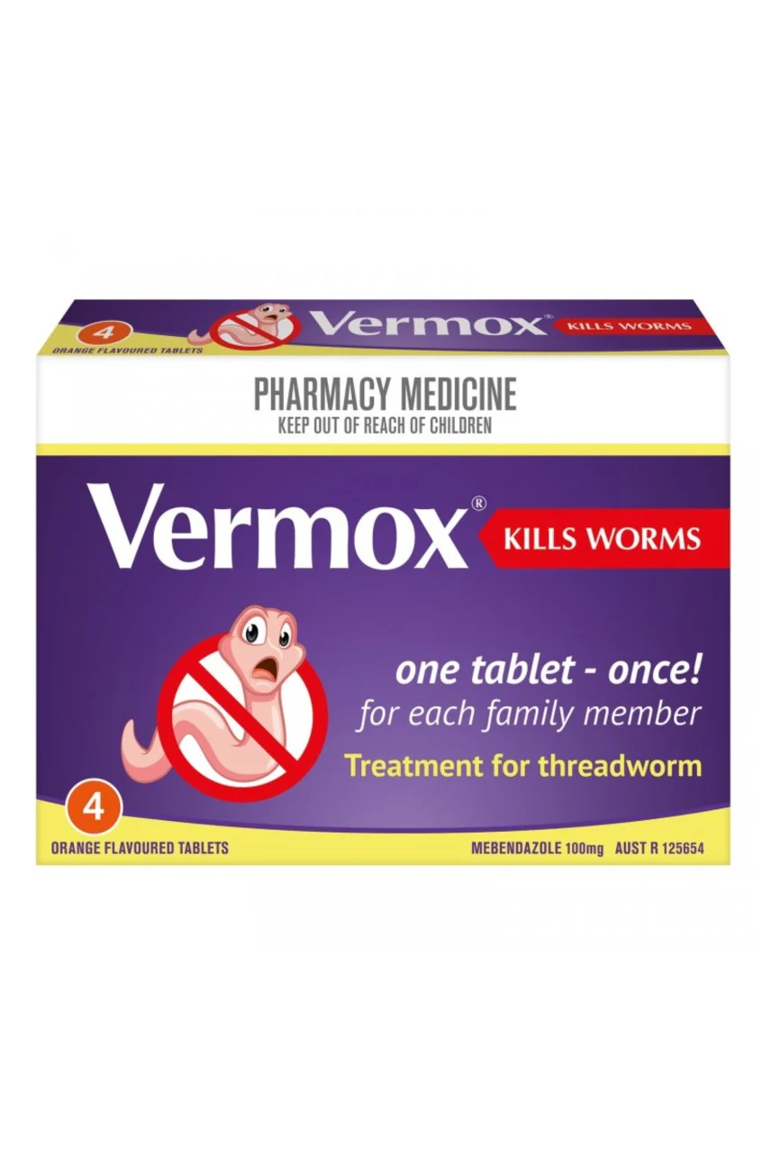 VERMOX Tabs 100mg 4