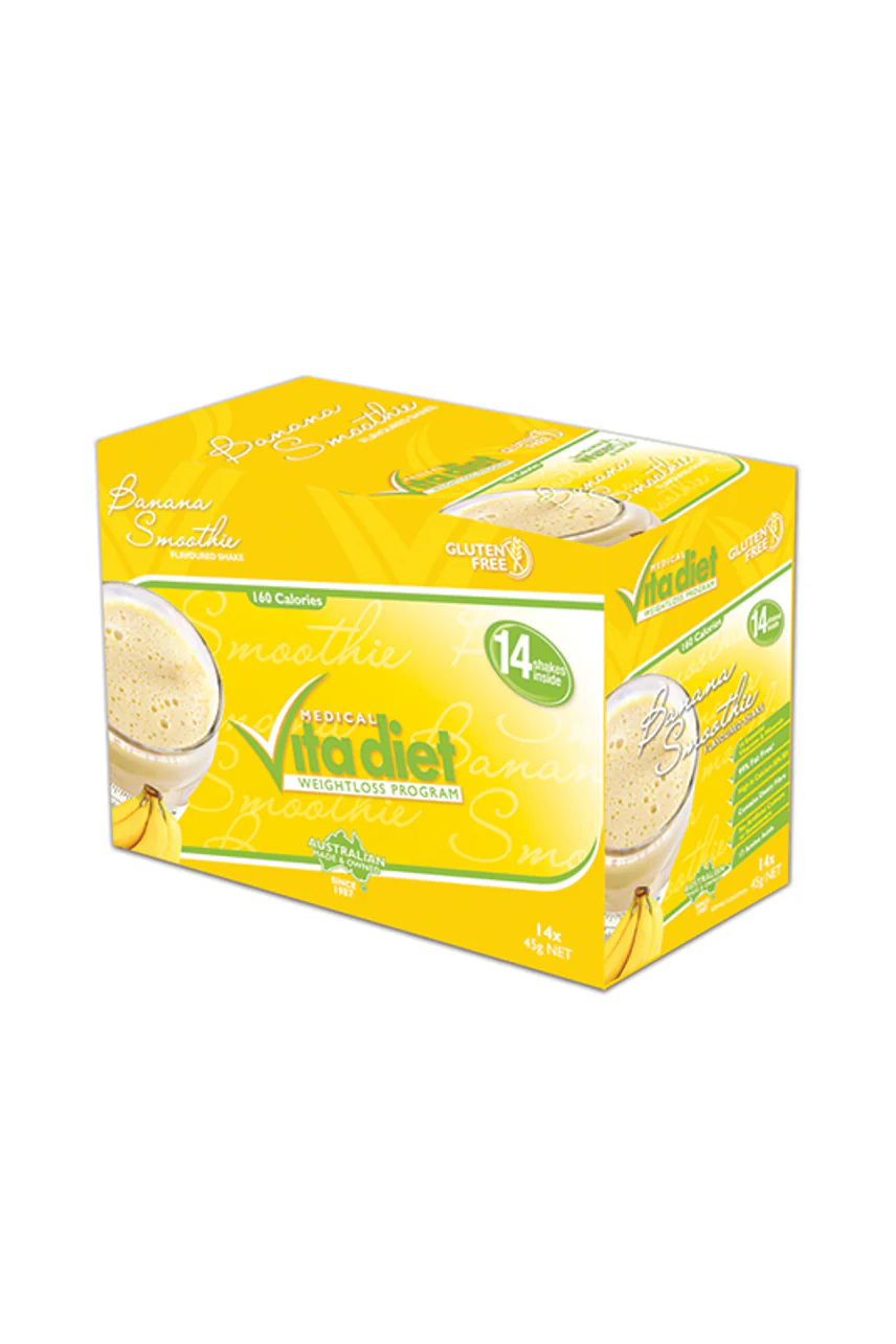 VITA DIET Banana Shakes 14 Sachets