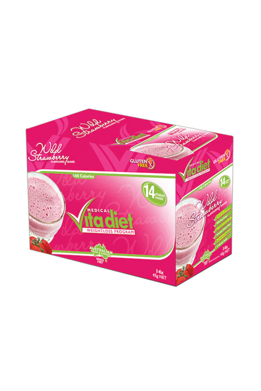 VITA DIET Strawberry Shakes 14 Sachets