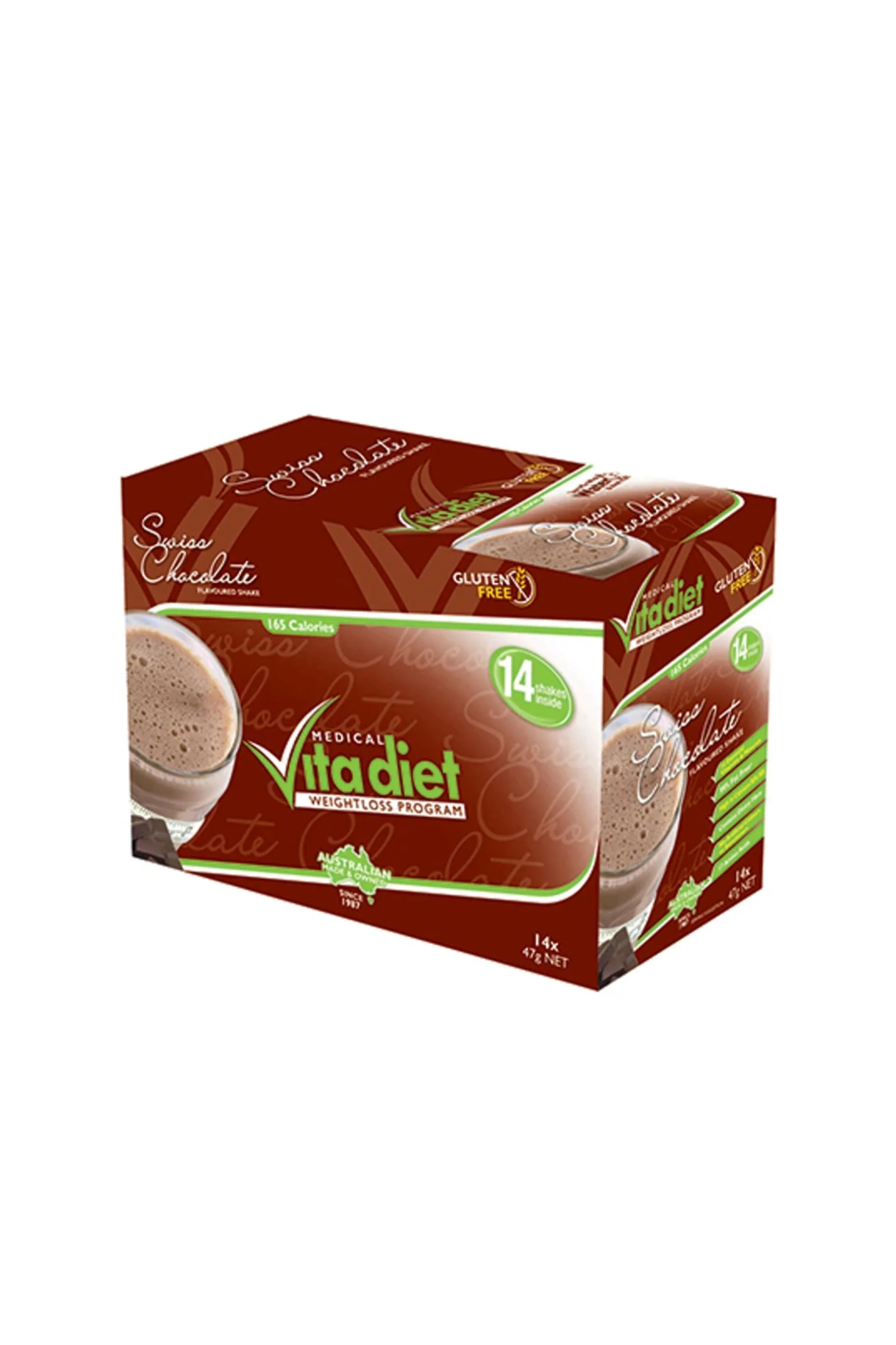 VITA DIET Swiss Chocolate Shakes 14 Sachets