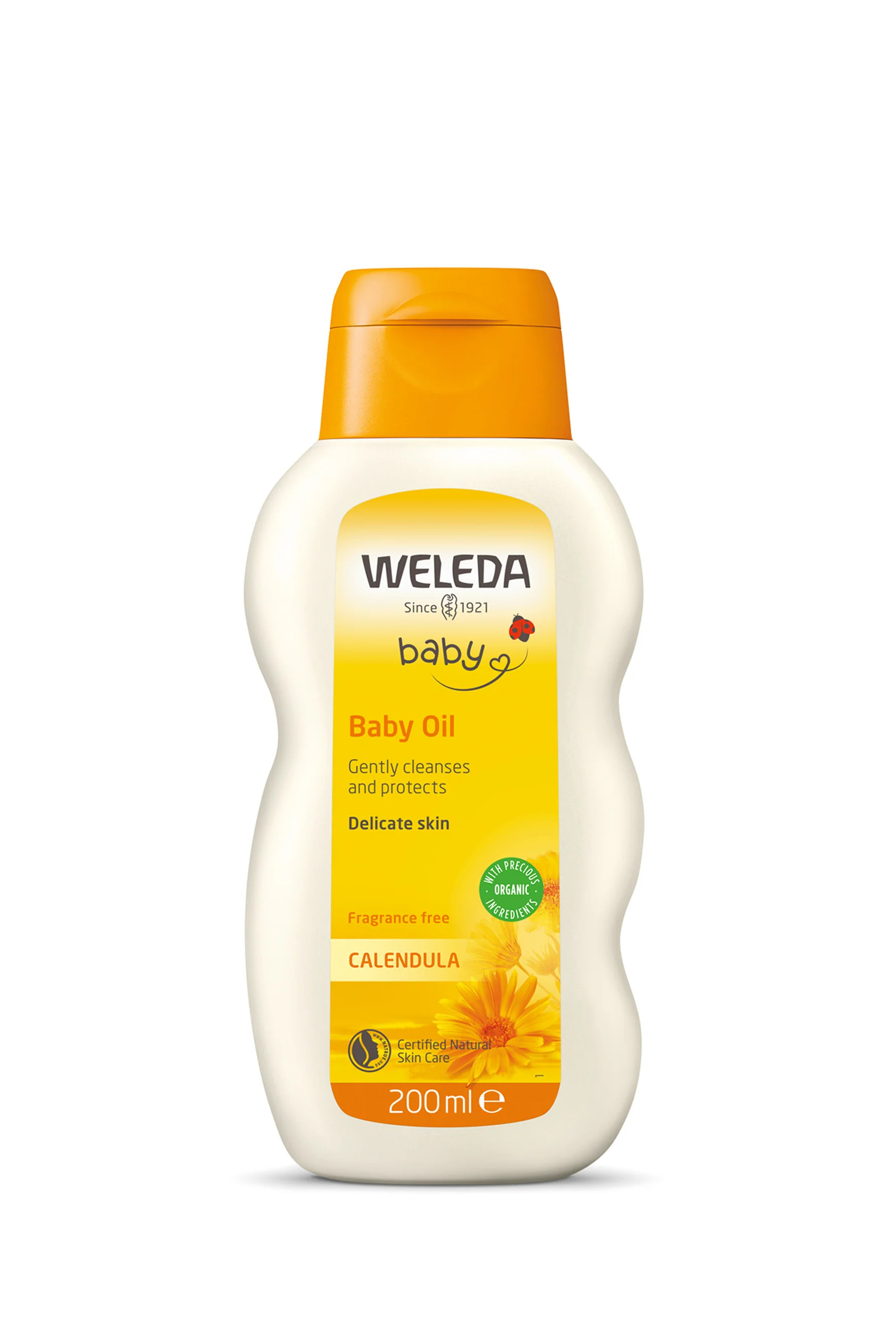 WELEDA Calendula Baby Oil Fragrance Free 200ml