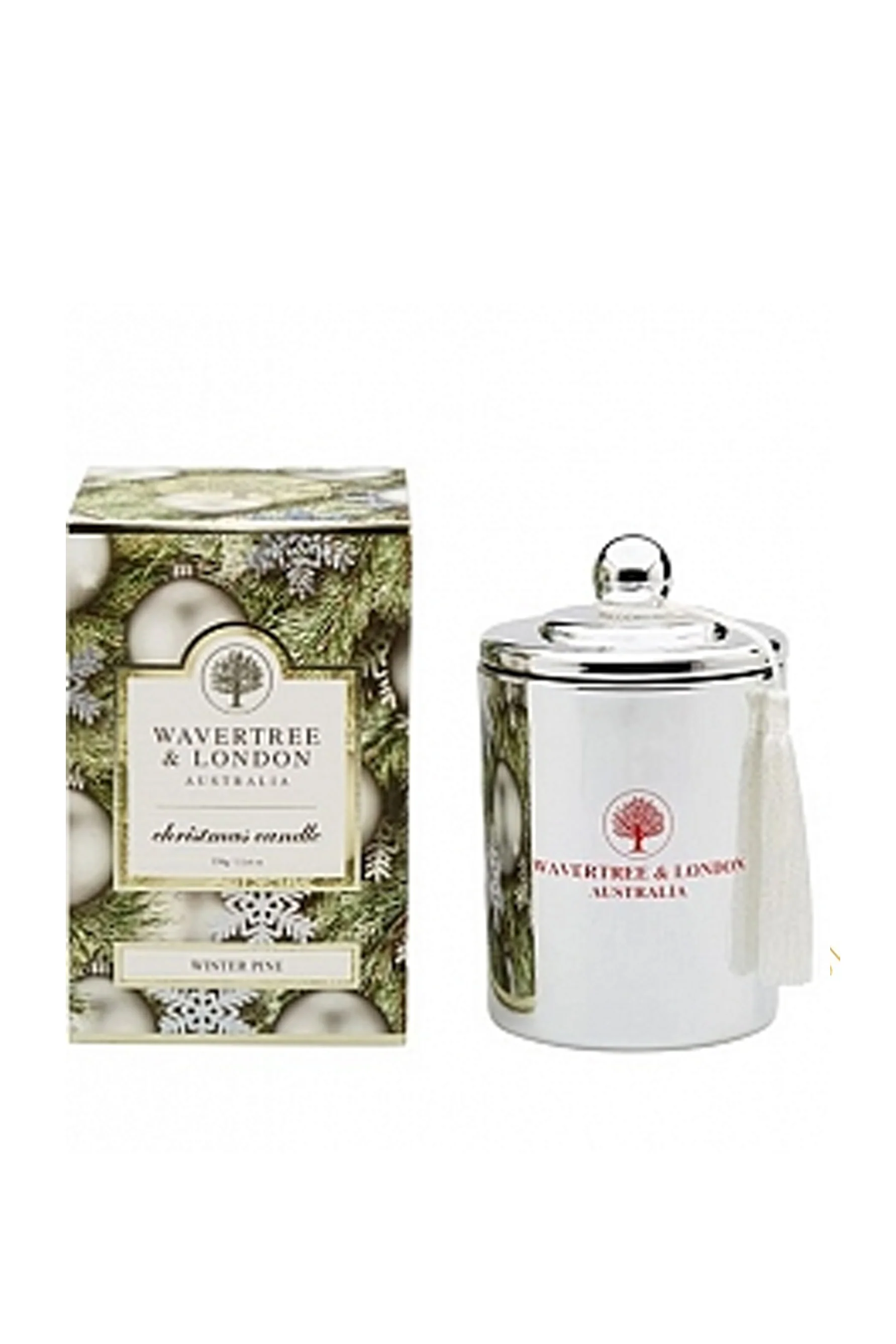 WAVERTREE & LONDON Candle Christmas Winter Pine 303g