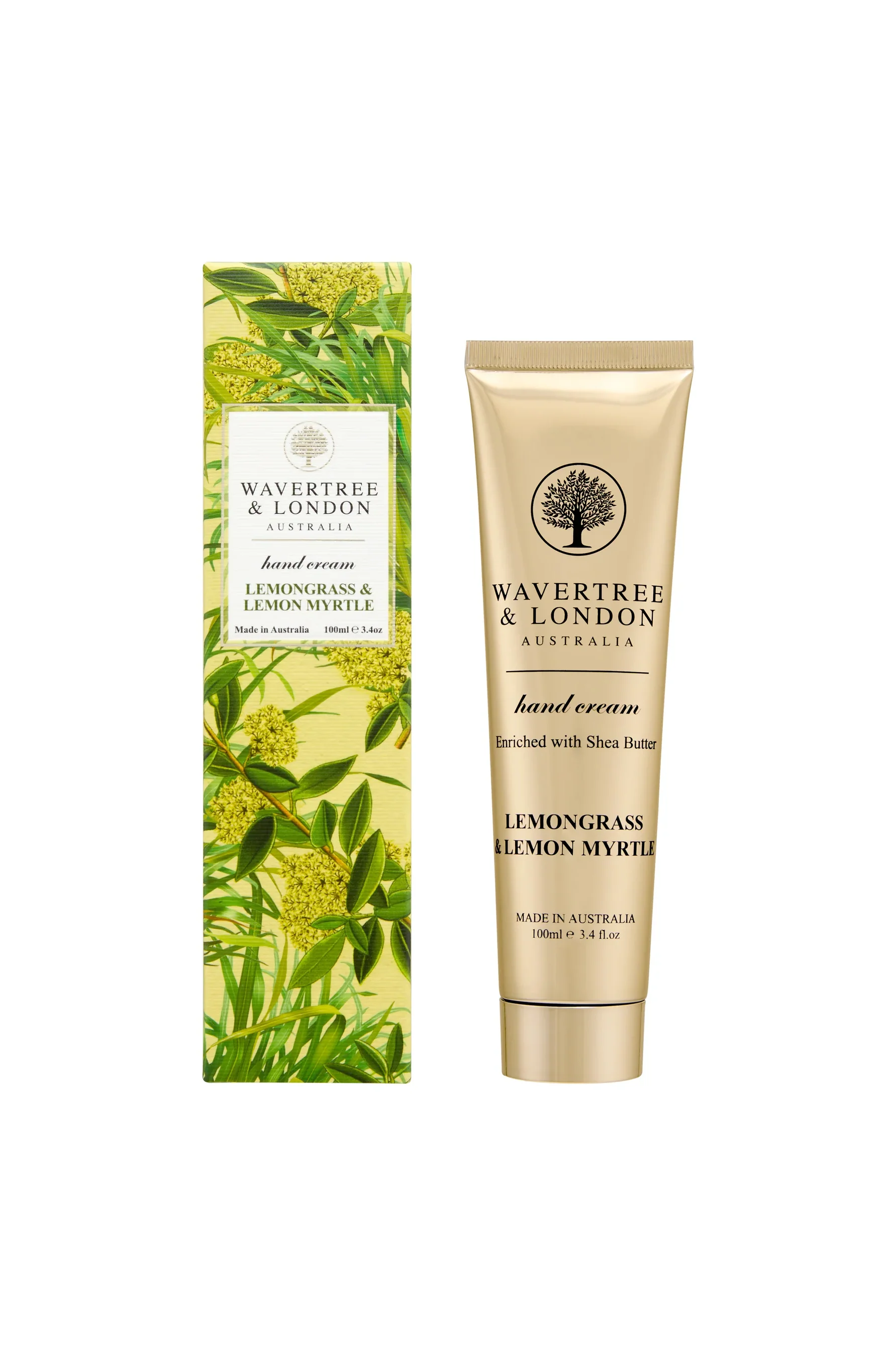 WAVERTREE & LONDON Hand Cream Lemongrass & Lemon Myrtle 100ml