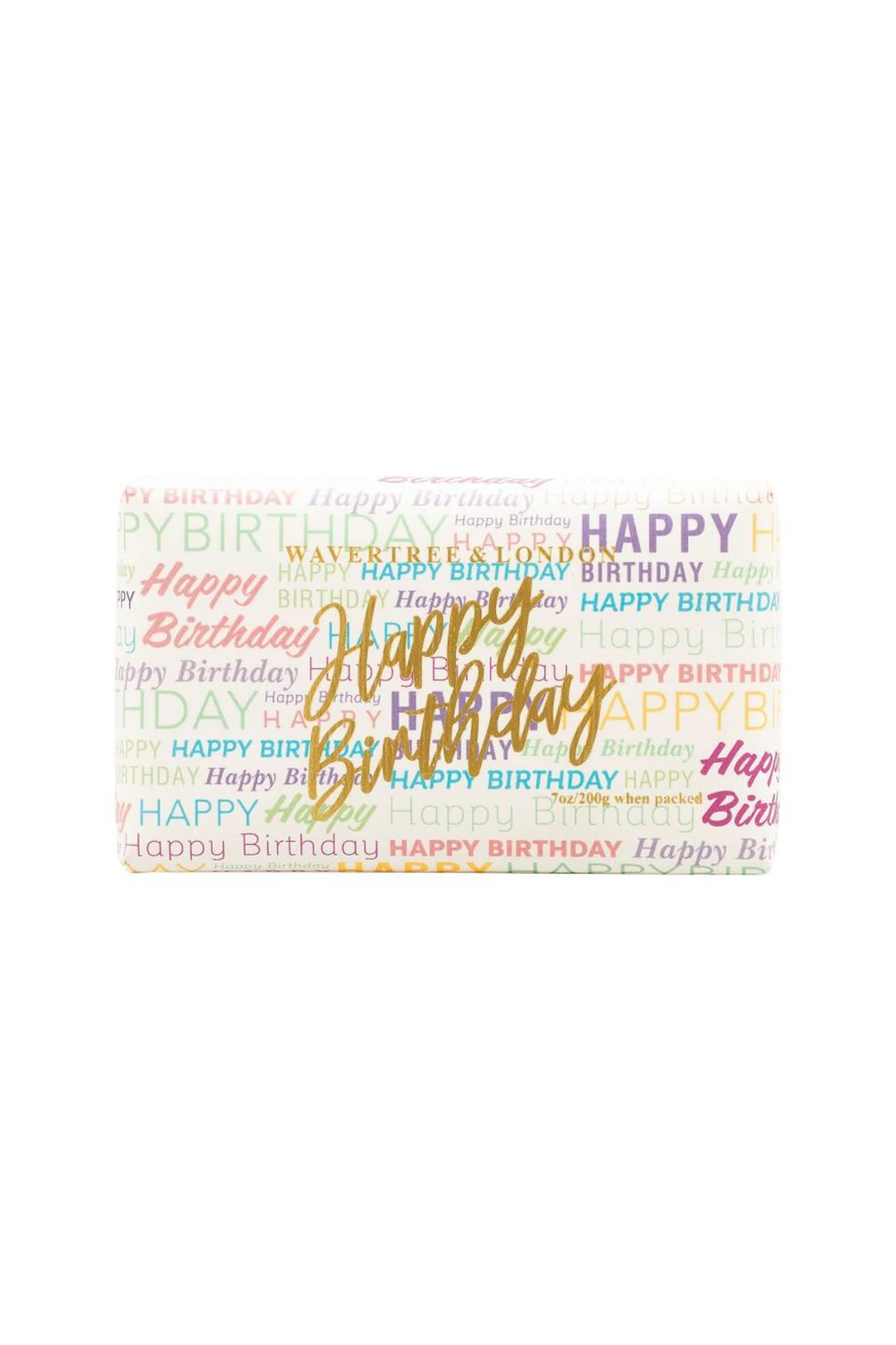 WAVERTREE & LONDON Soap Happy Birthday Wrap 200g