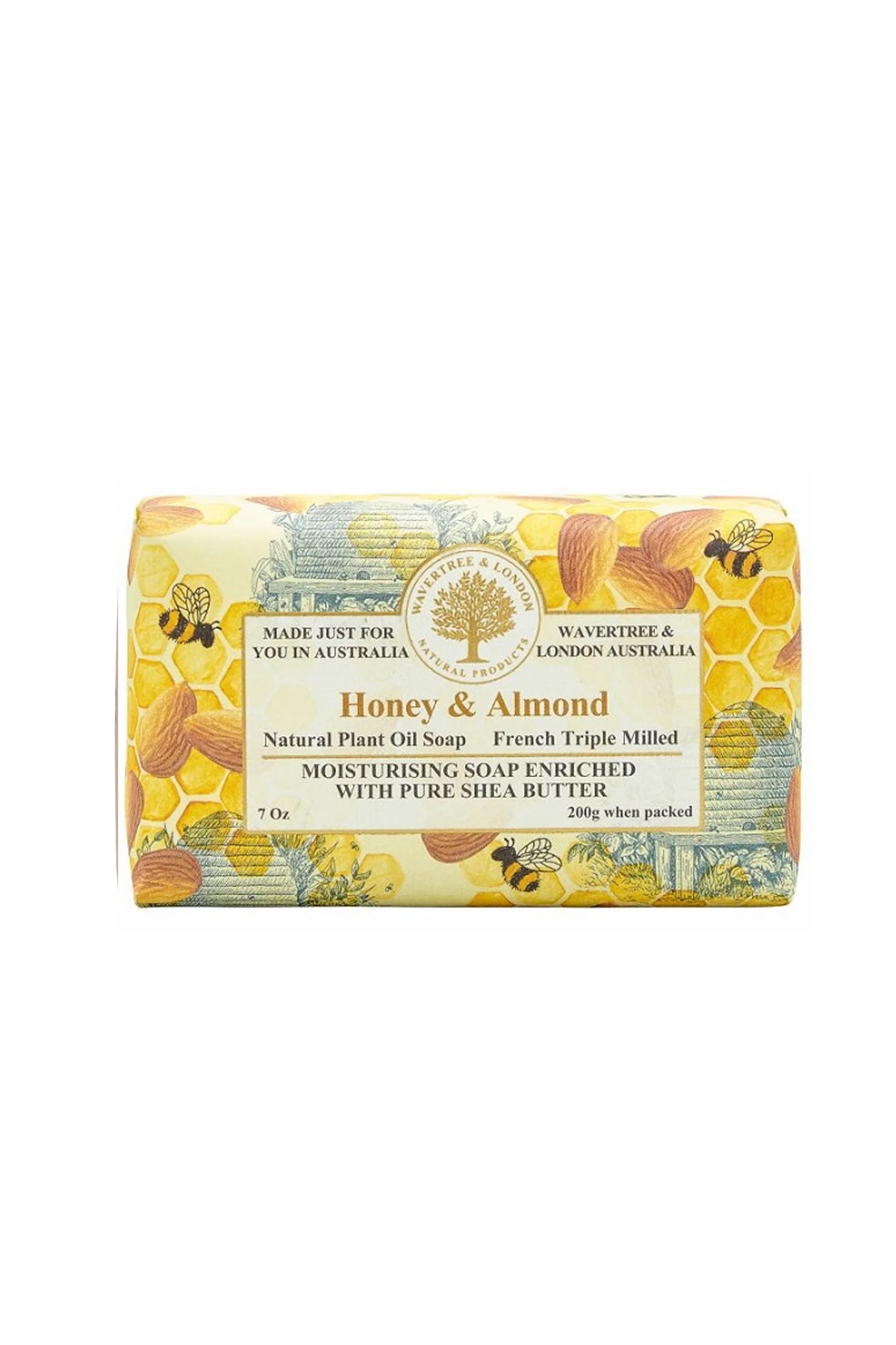 WAVERTREE & LONDON Soap Honey & Almond 200g