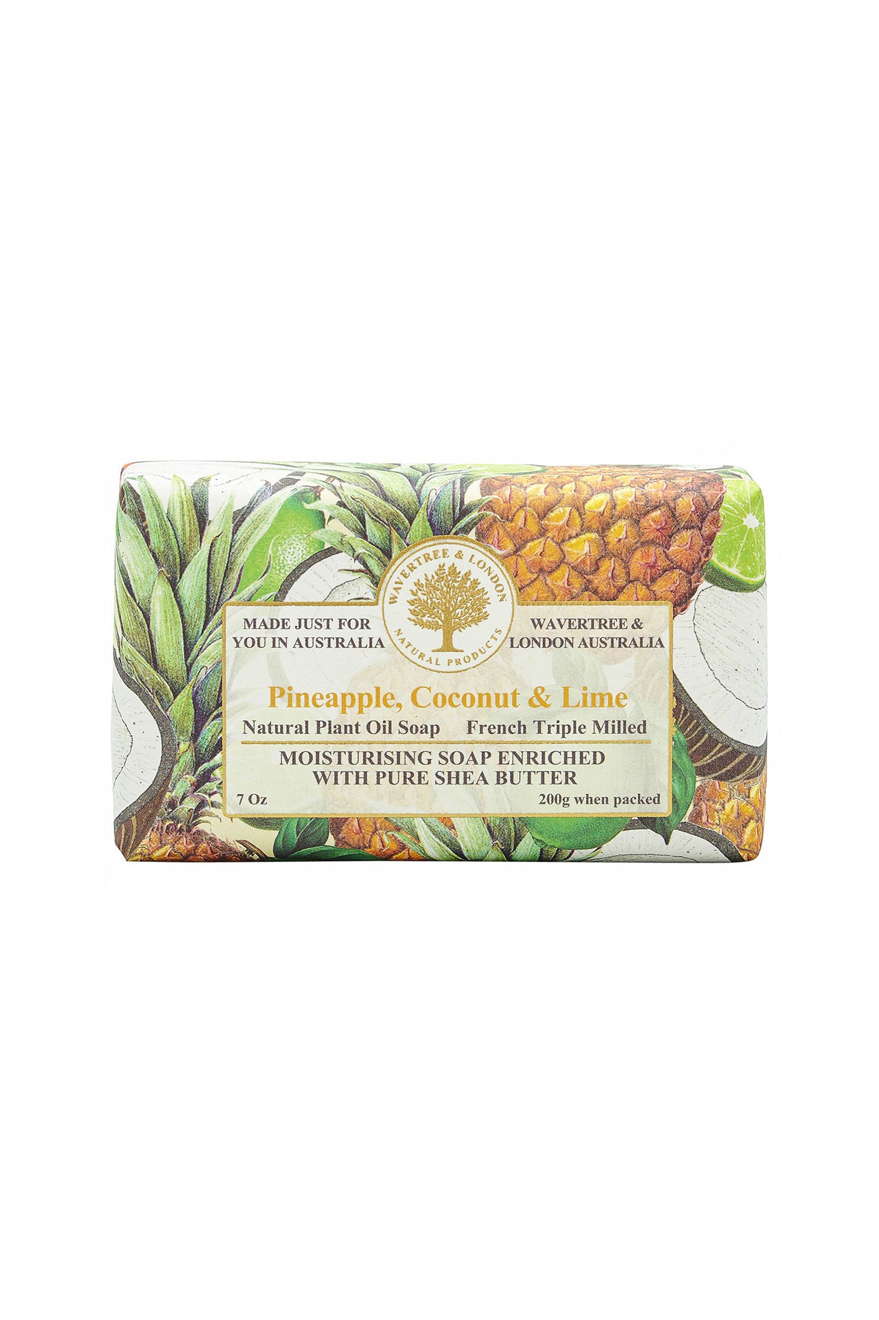 WAVERTREE & LONDON Soap P/Apple C/Nut &Lime 200g